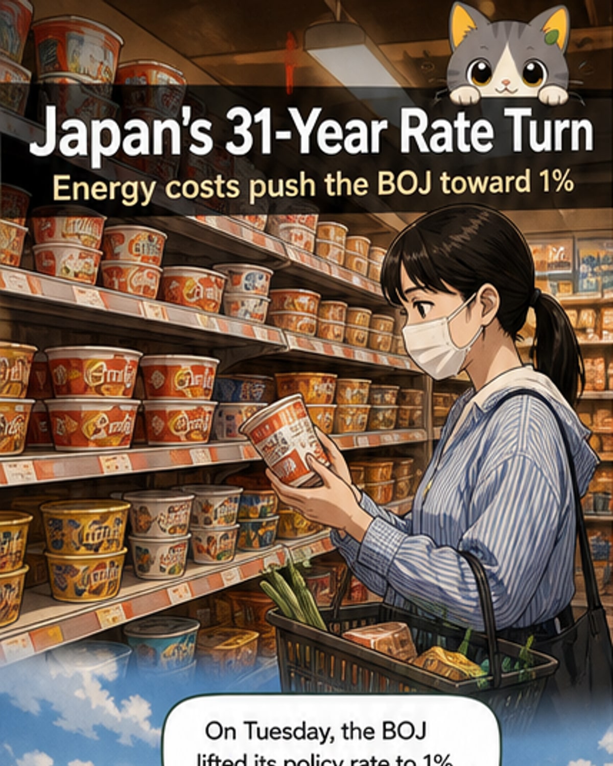 Japan hikes rates to 31-year high
