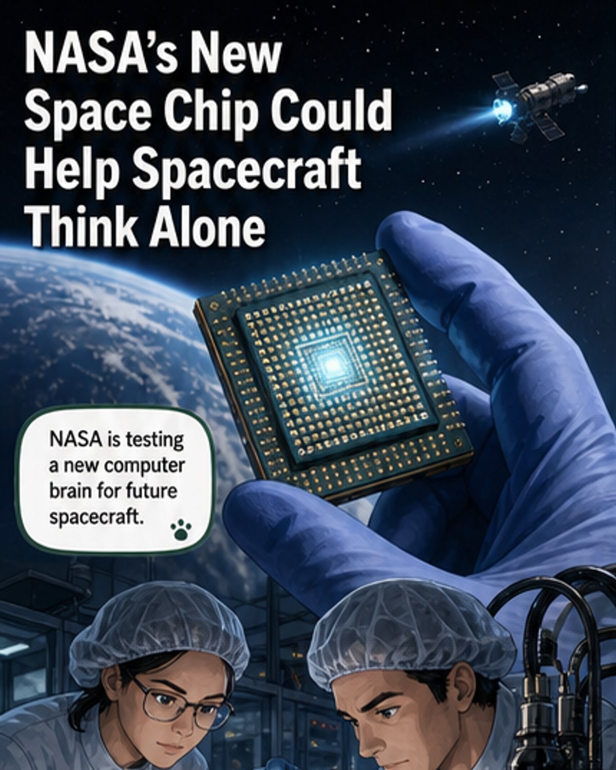 NASA’s AI Chip Lets Spacecraft Think