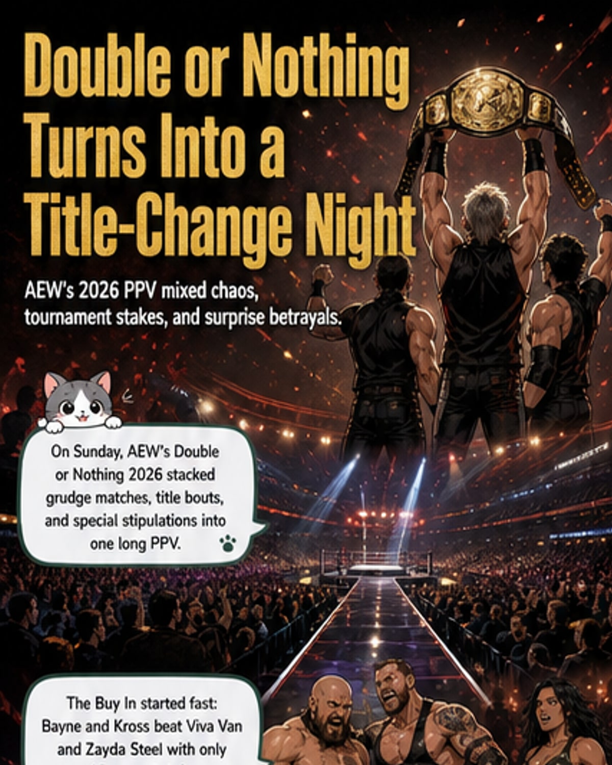 AEW Double or Nothing 2026: Major Title Changes
