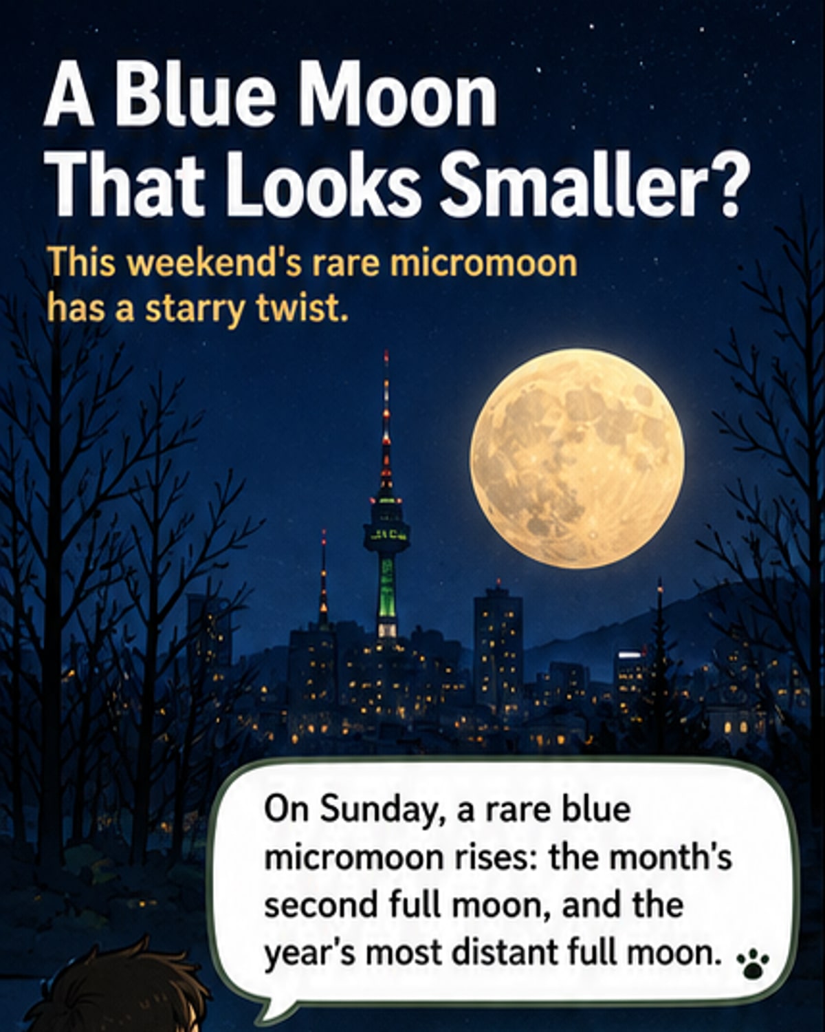 Rare blue micromoon rises this weekend