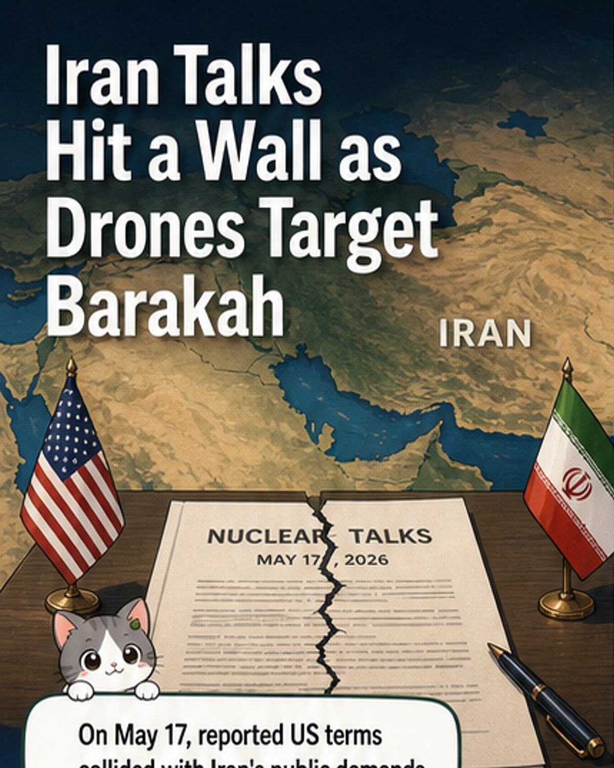 Iran Drones Target UAE Nuclear Plant