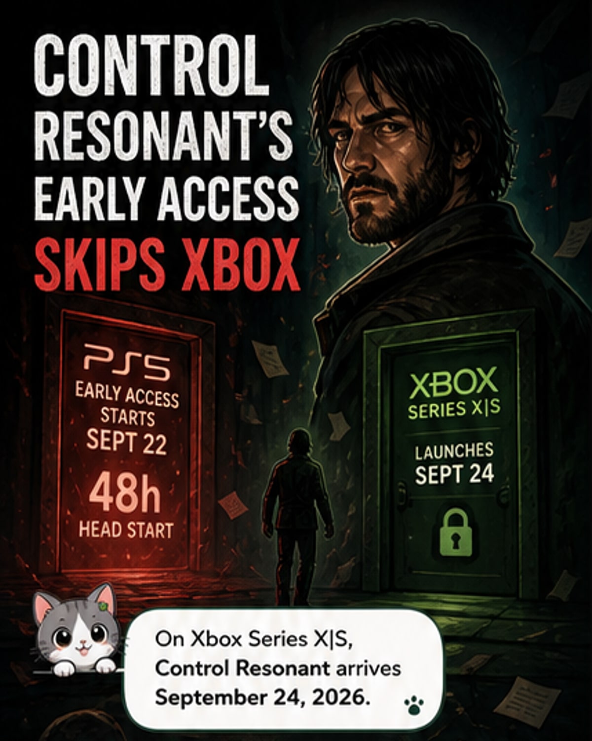 Control Resonant Early Access Goes PS5-Only