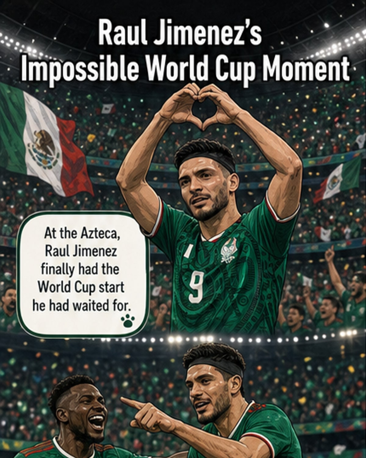 Jimenez's Emotional World Cup Goal