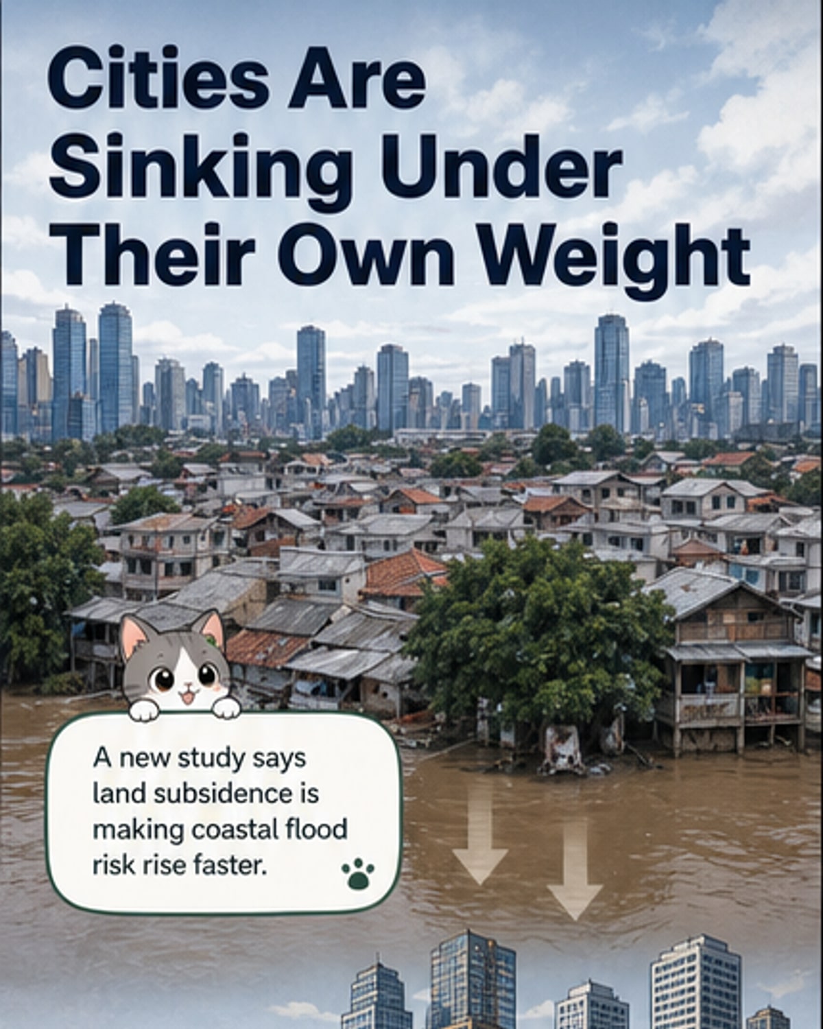Cities Are Sinking Under Their Own Weight