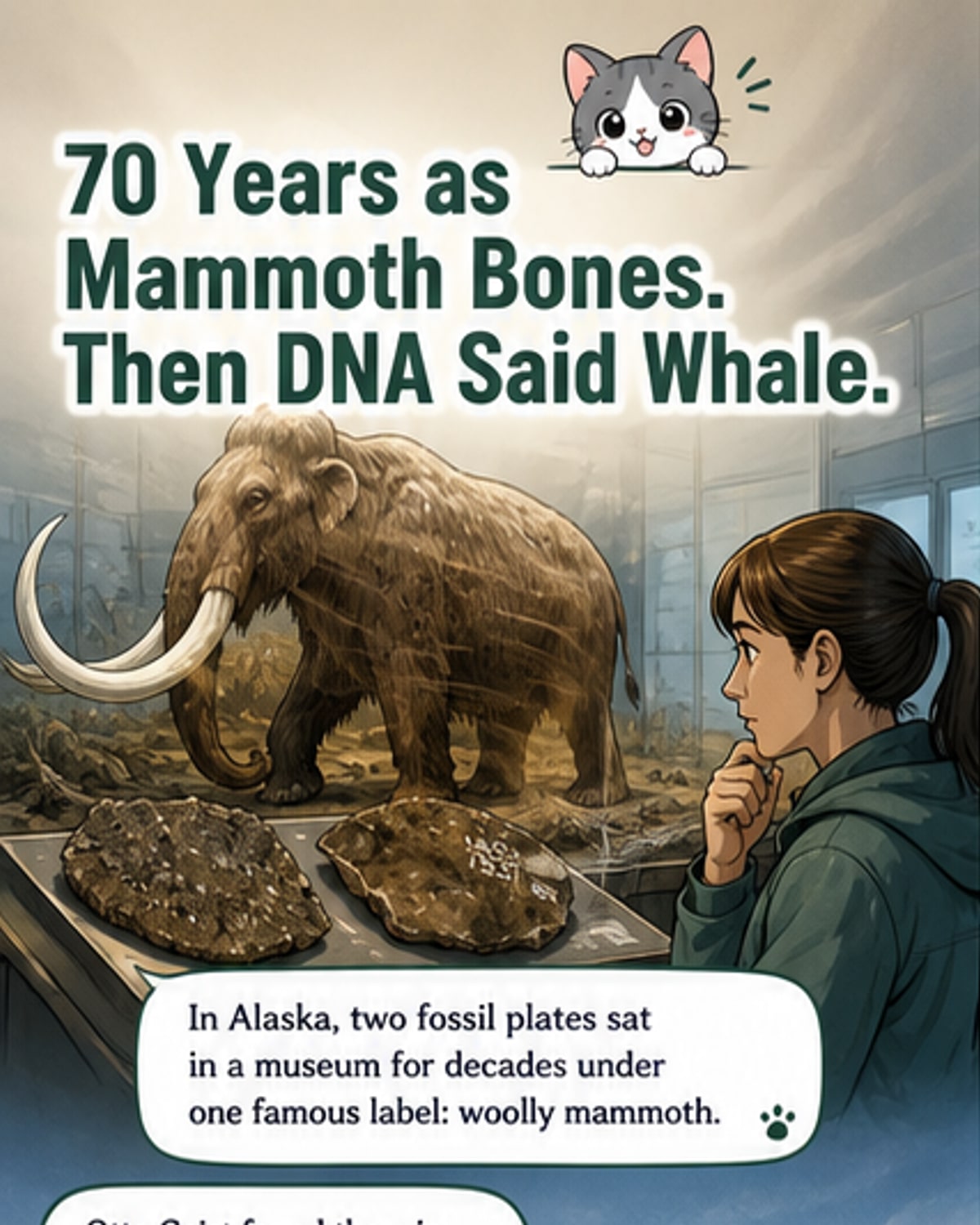 70-Year Fossil Mix-Up Reveals Whale Bones