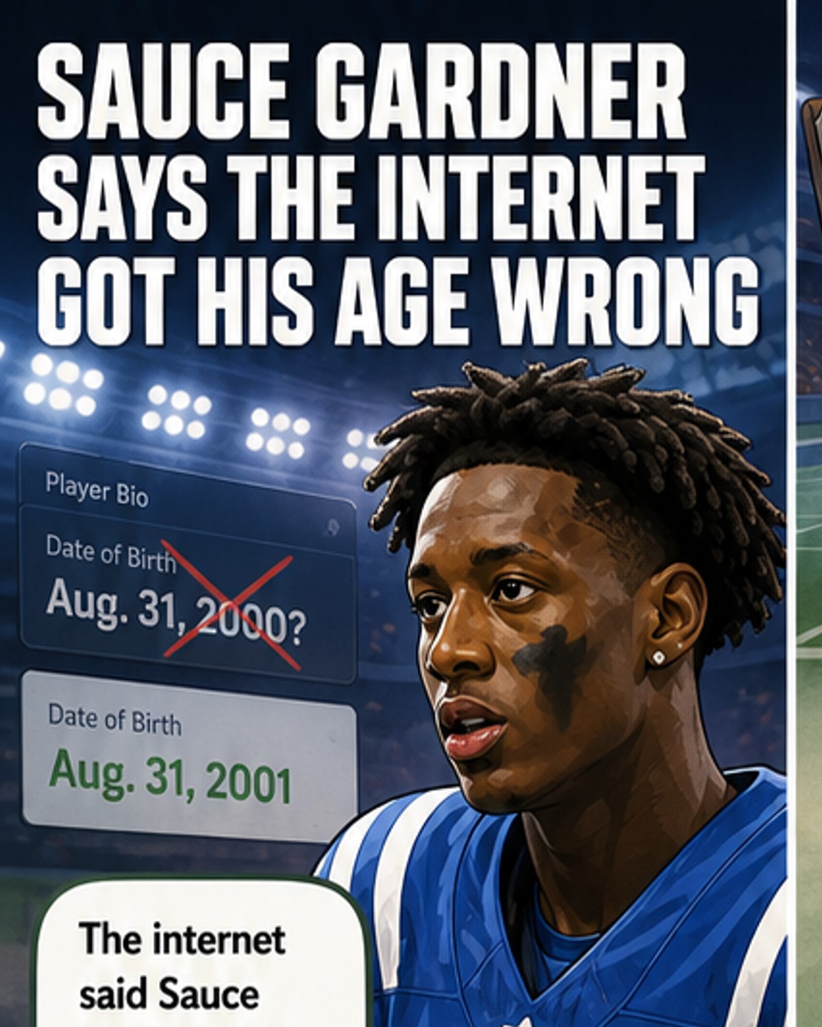 Sauce Gardner Corrects His Age