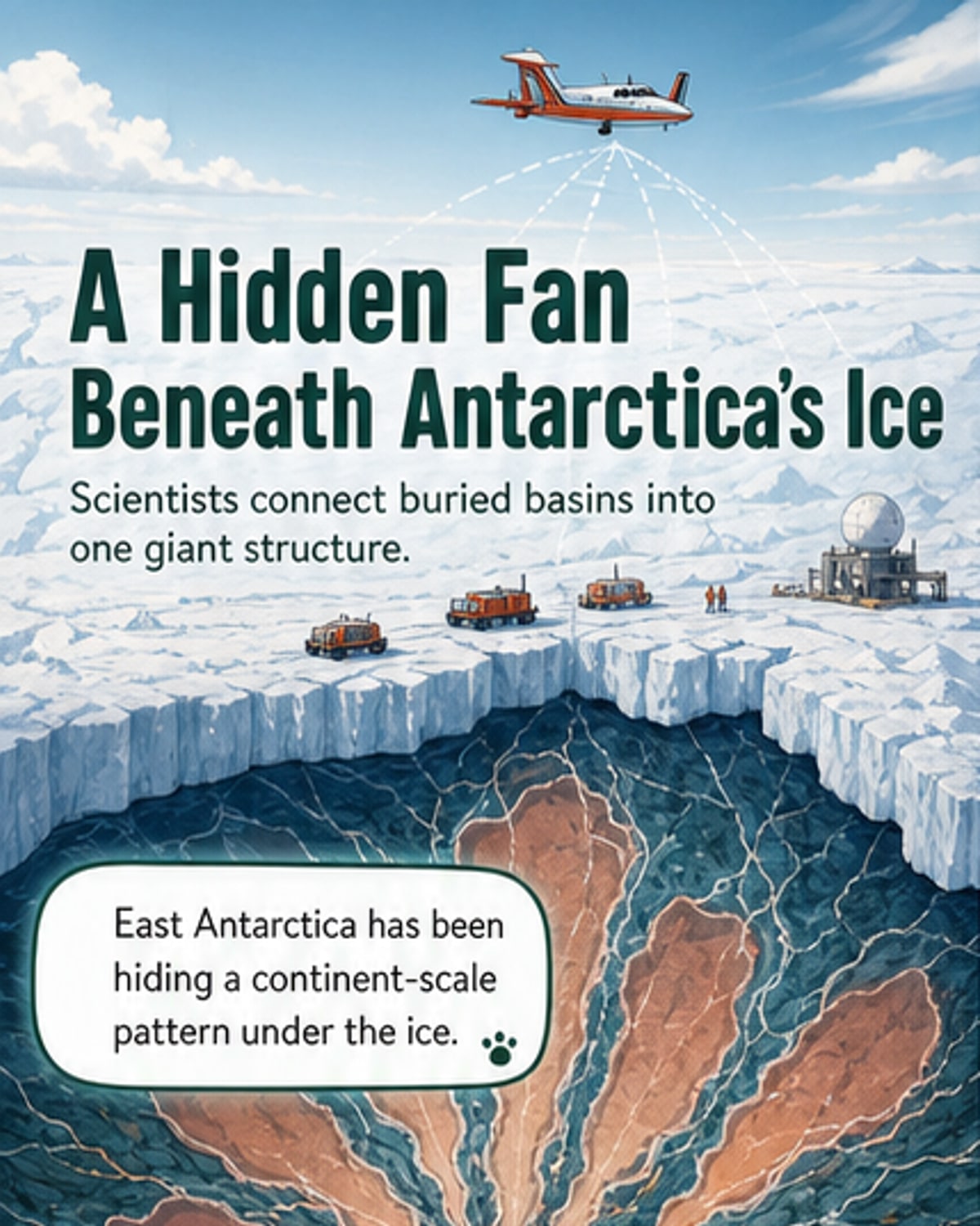 Hidden Structure Found Under Antarctic Ice