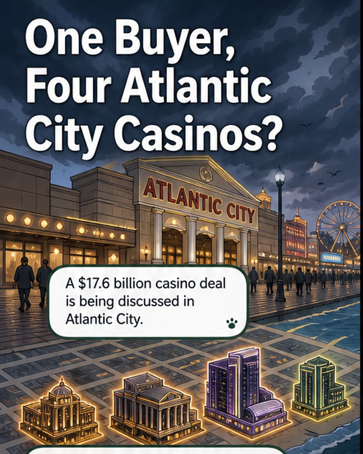 One company could run 4 of 9 casinos