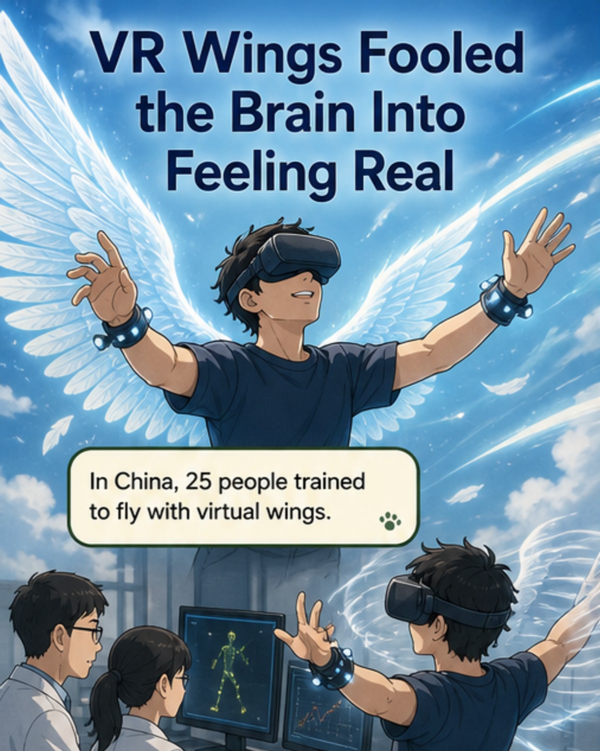 Brains Treat VR Wings as Real Limbs
