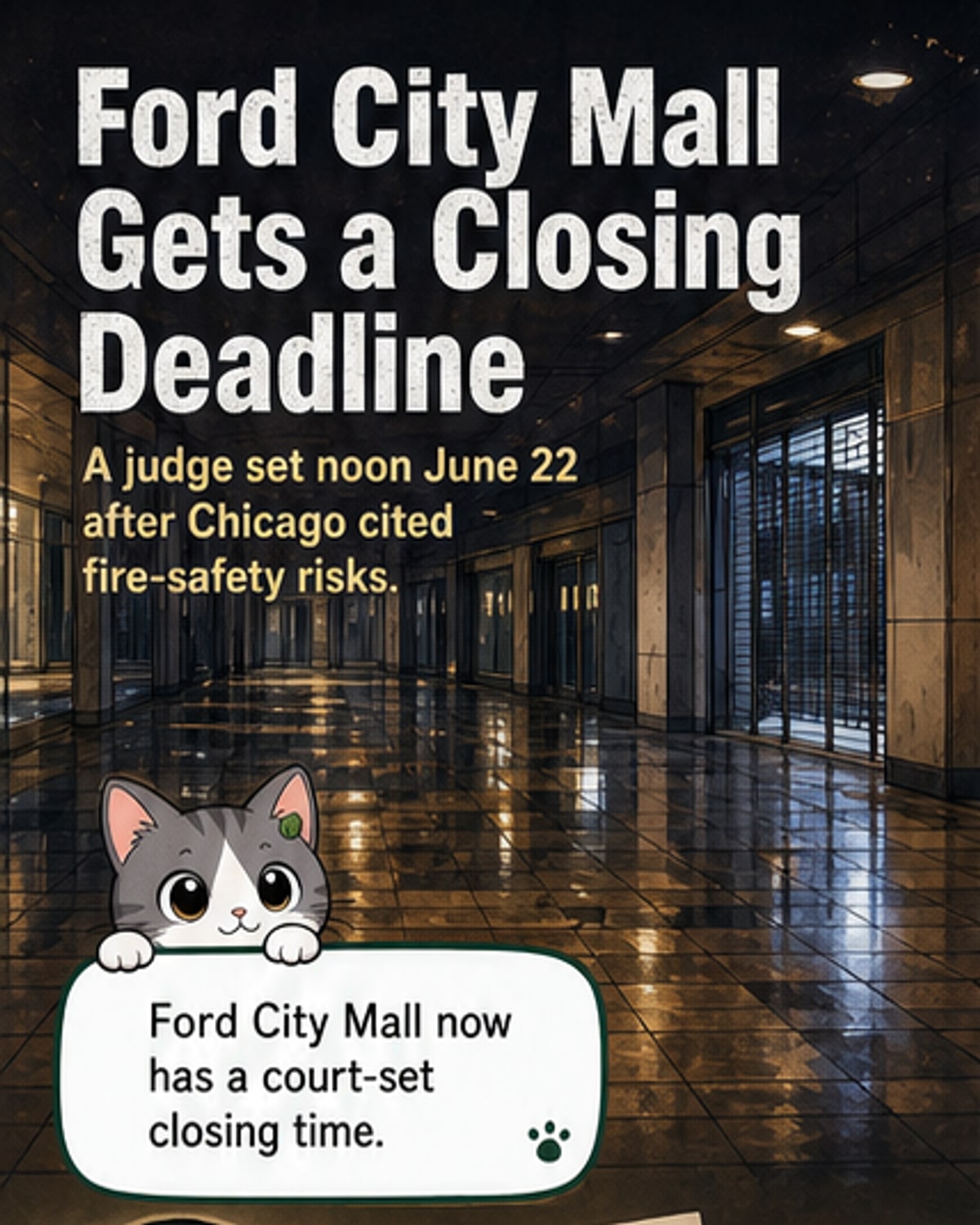 Judge Orders Ford City Mall to Close