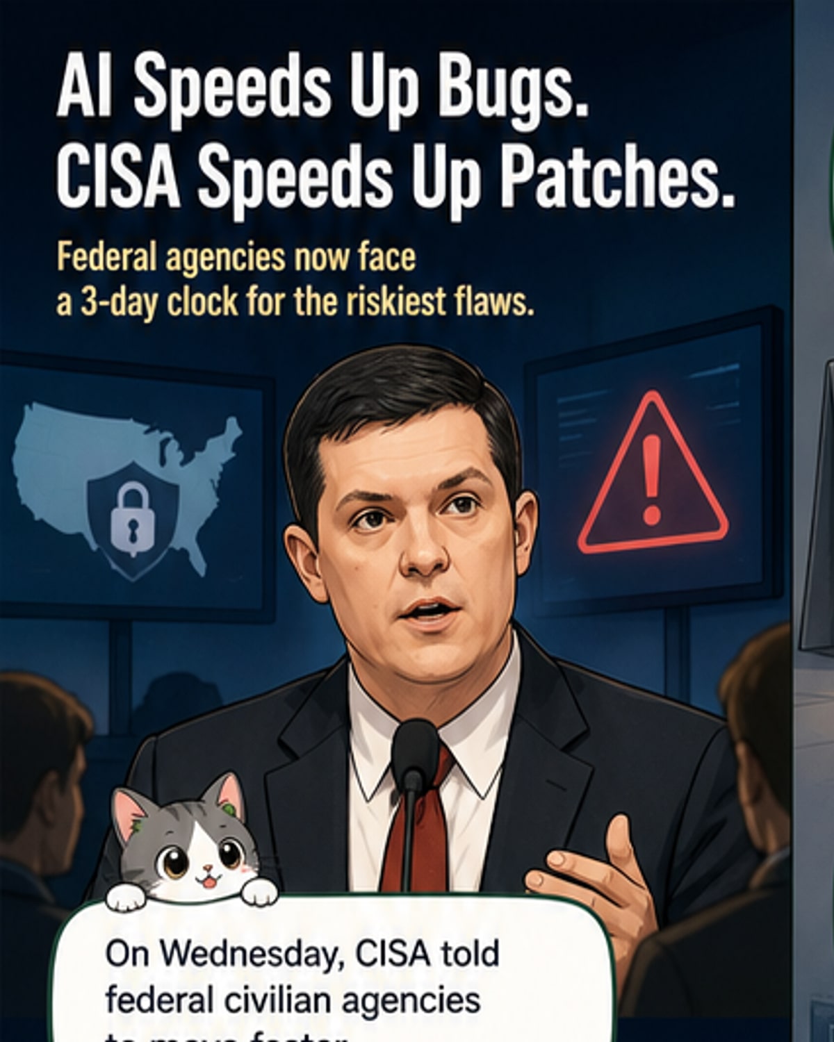 CISA Orders Faster Patching Due to AI Threats