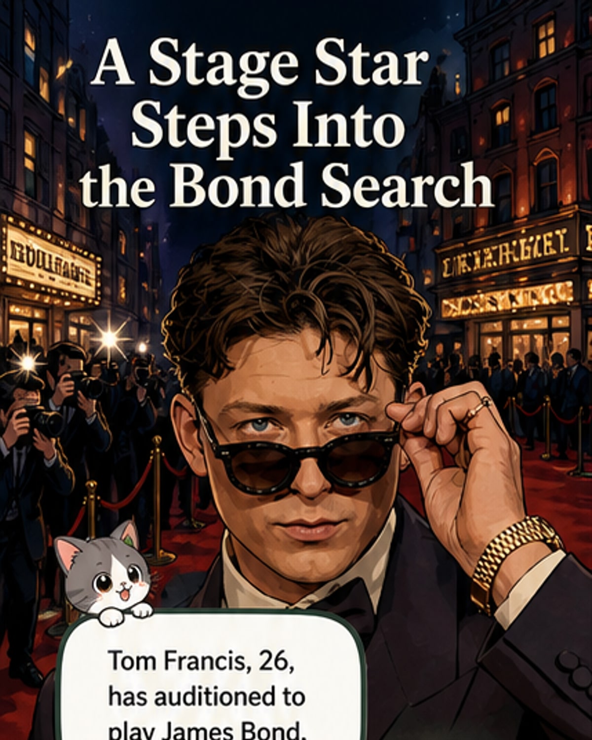 Tom Francis Tries for 007 Role