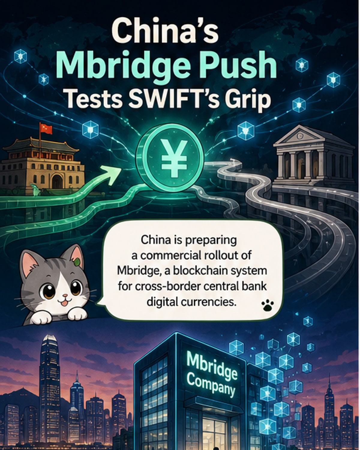 China readies digital yuan platform to rival SWIFT