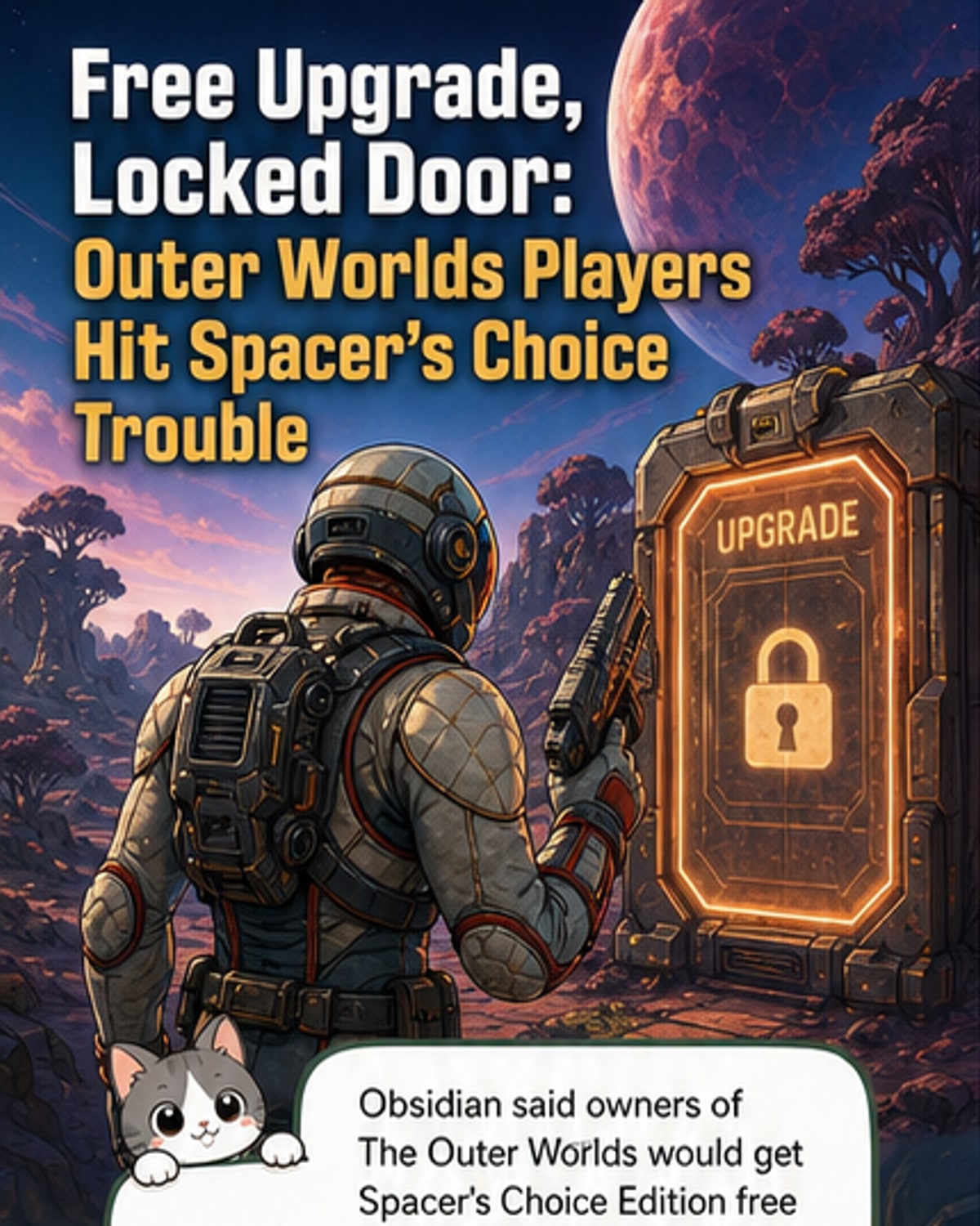 Outer Worlds Fans Locked Out of Free Upgrade