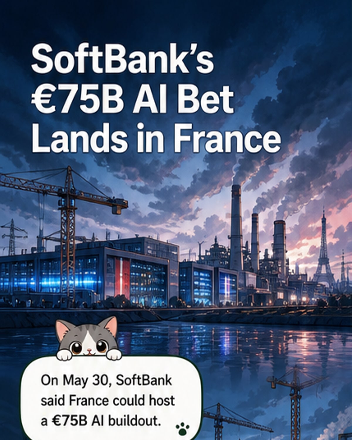 SoftBank Bets €75B on French AI Future