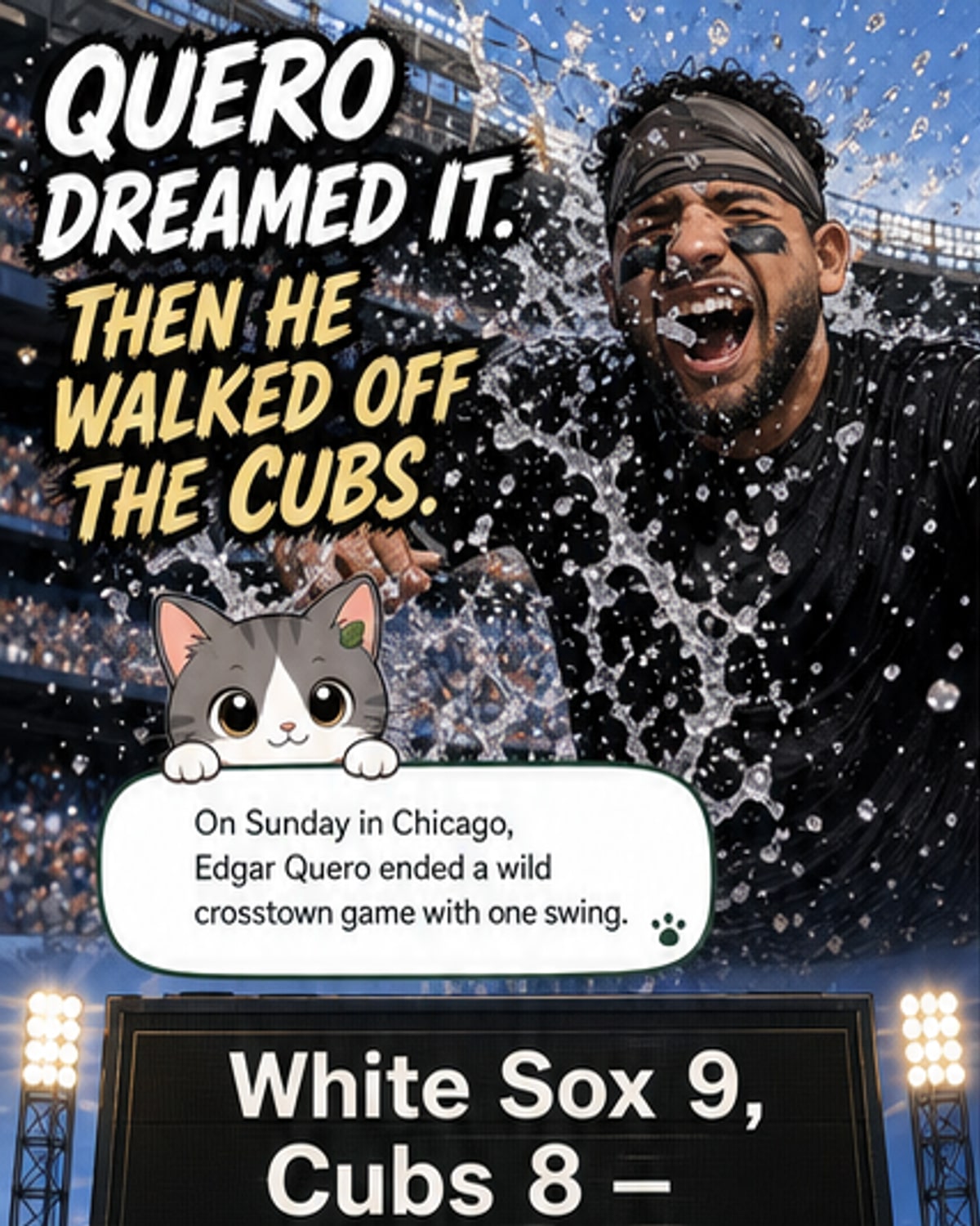 White Sox walk off in Crosstown clash