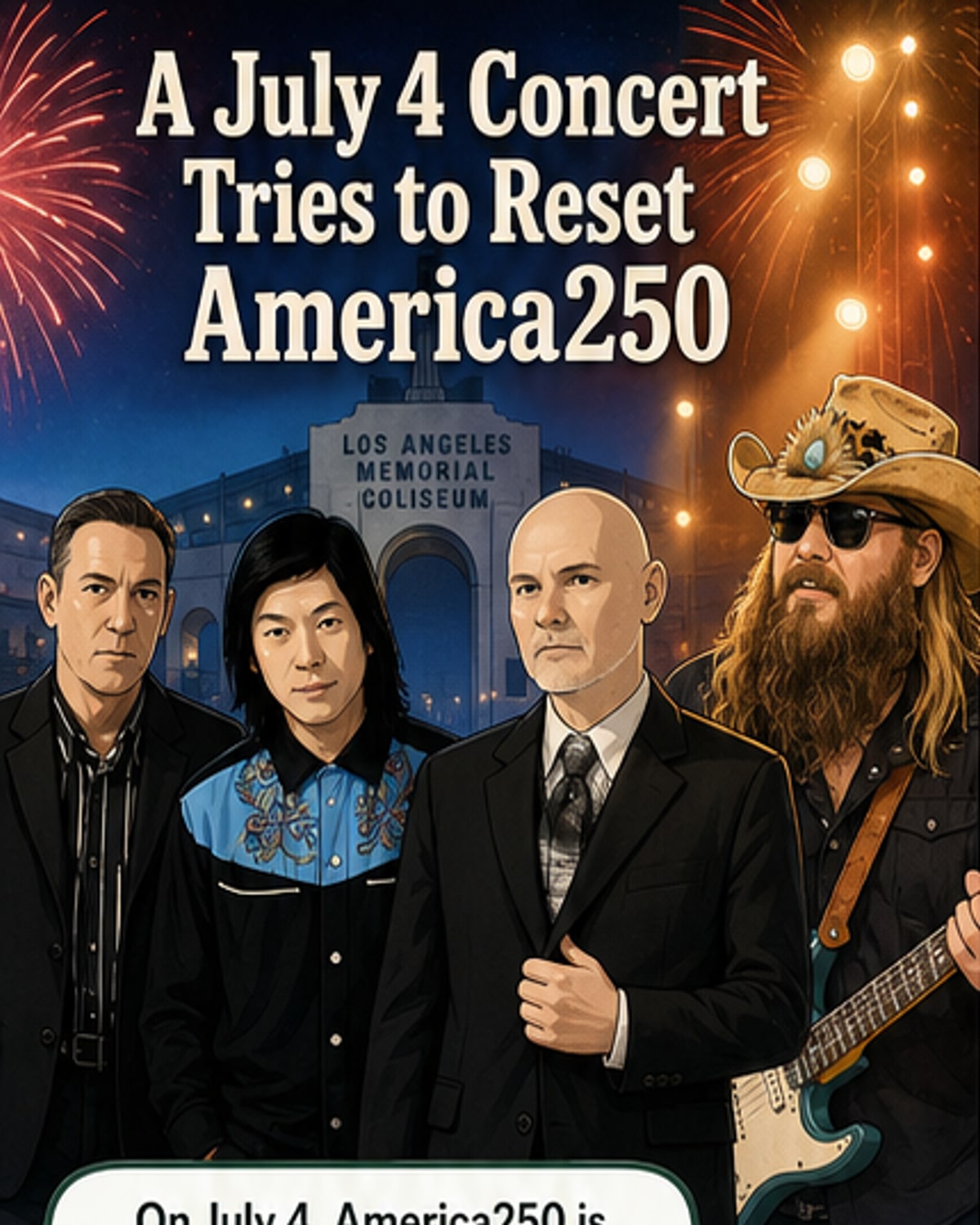 Pumpkins & Stapleton Headline 4th of July Unity Concert