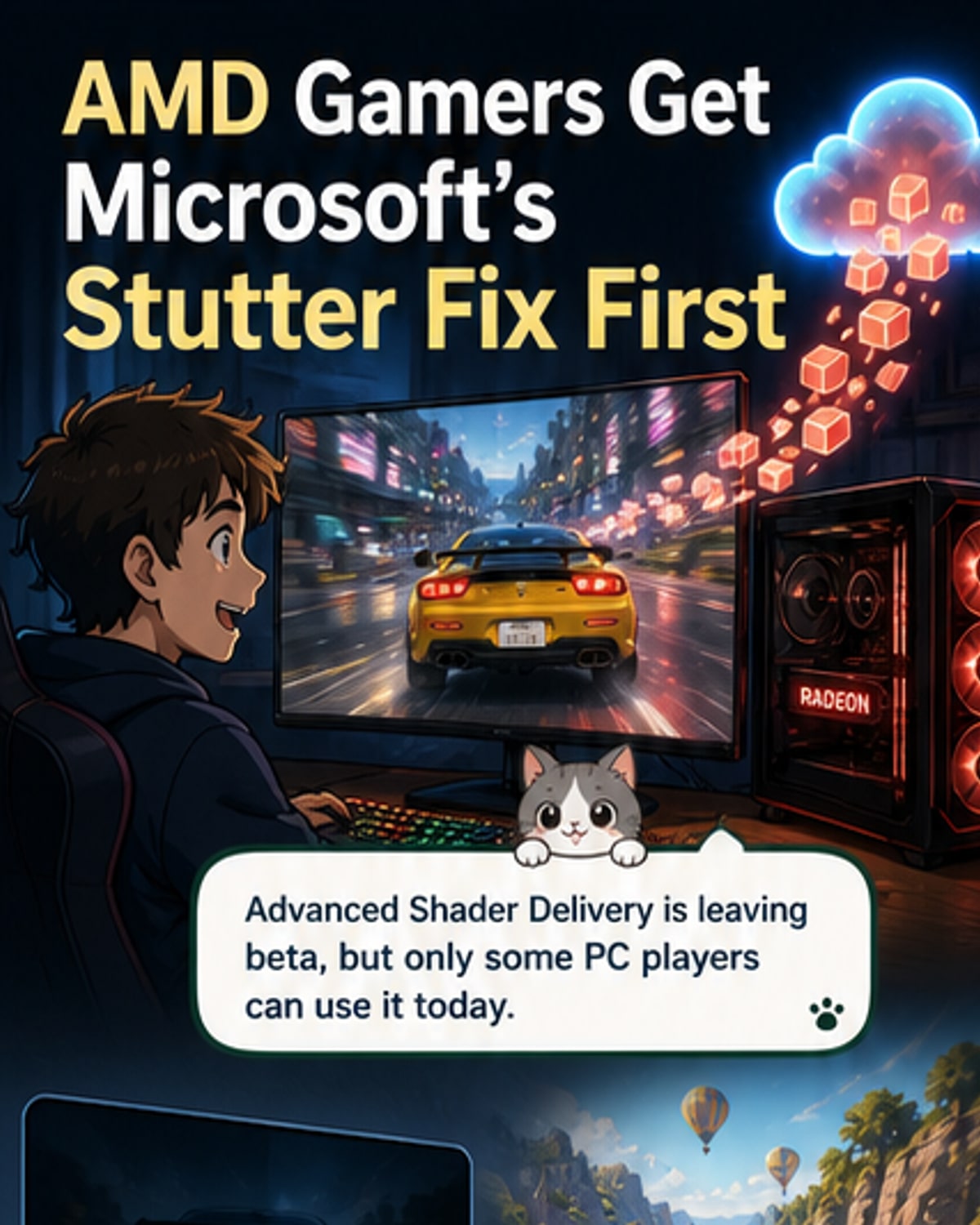 Shader stutter fix now live for AMD