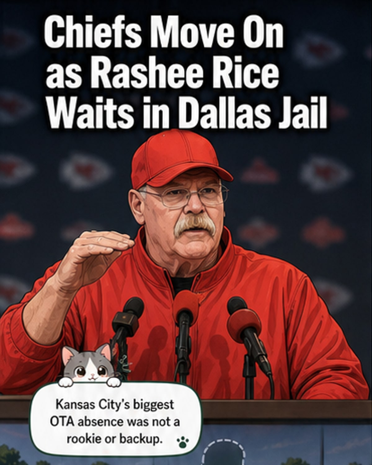 Chiefs move on as Rice serves jail time