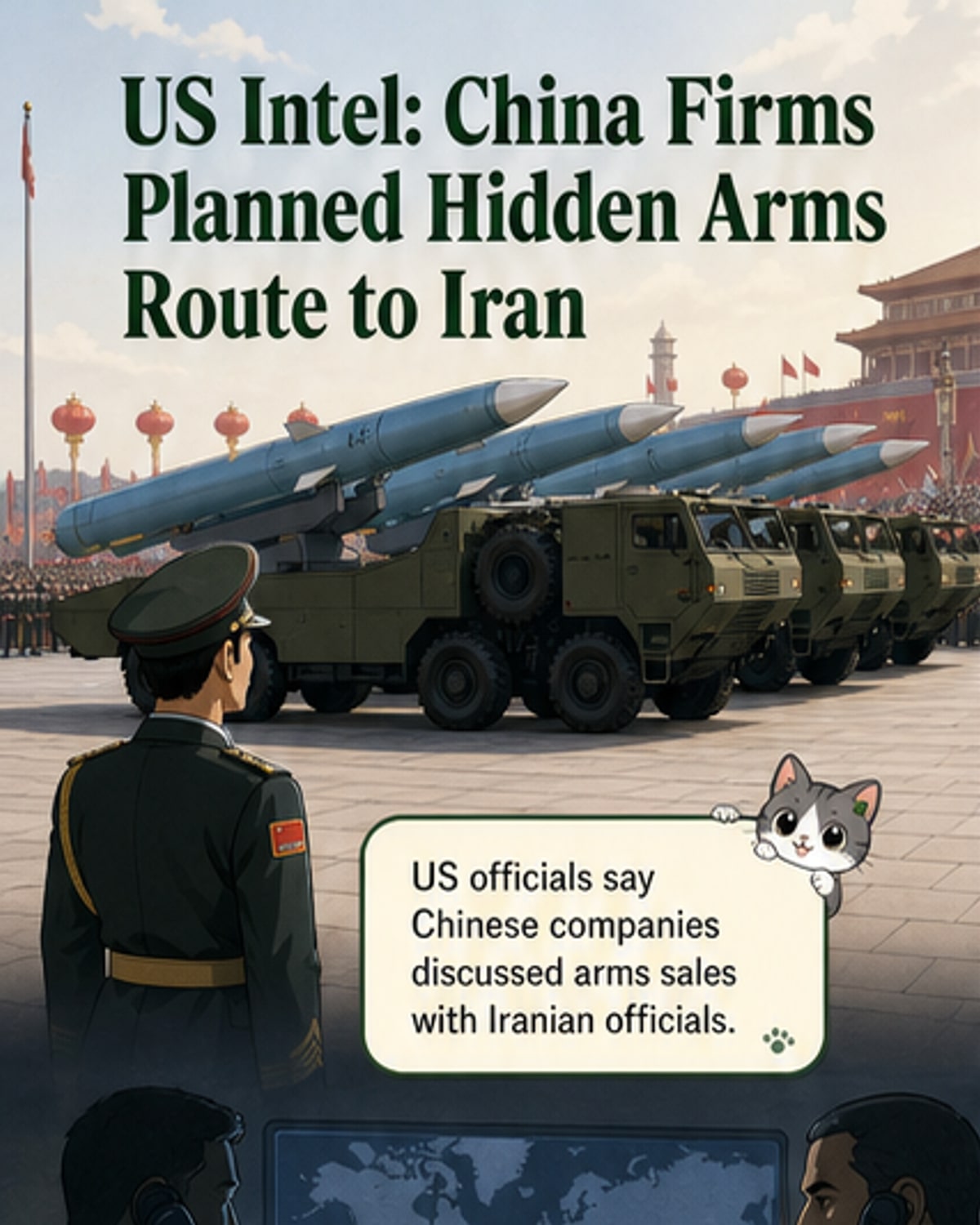 China Firms Plot Secret Arms Deals with Iran