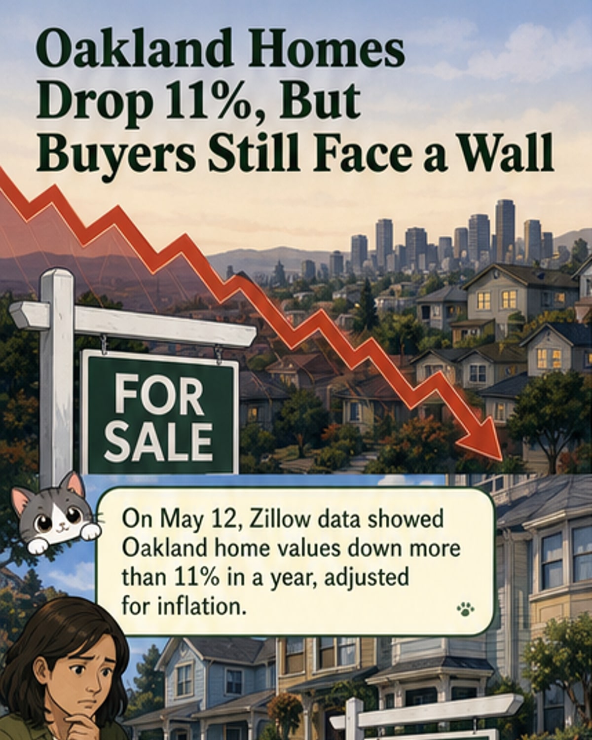 Oakland homes lose value fast