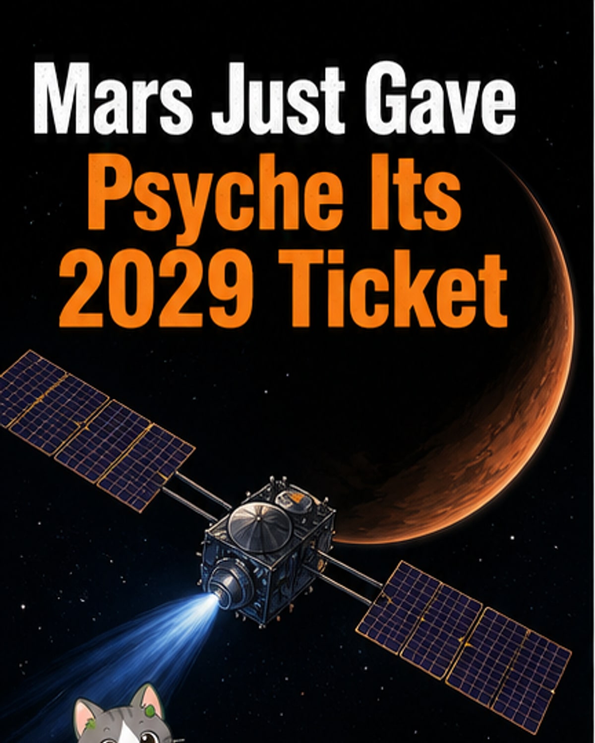 NASA’s Psyche Slingshots Past Mars