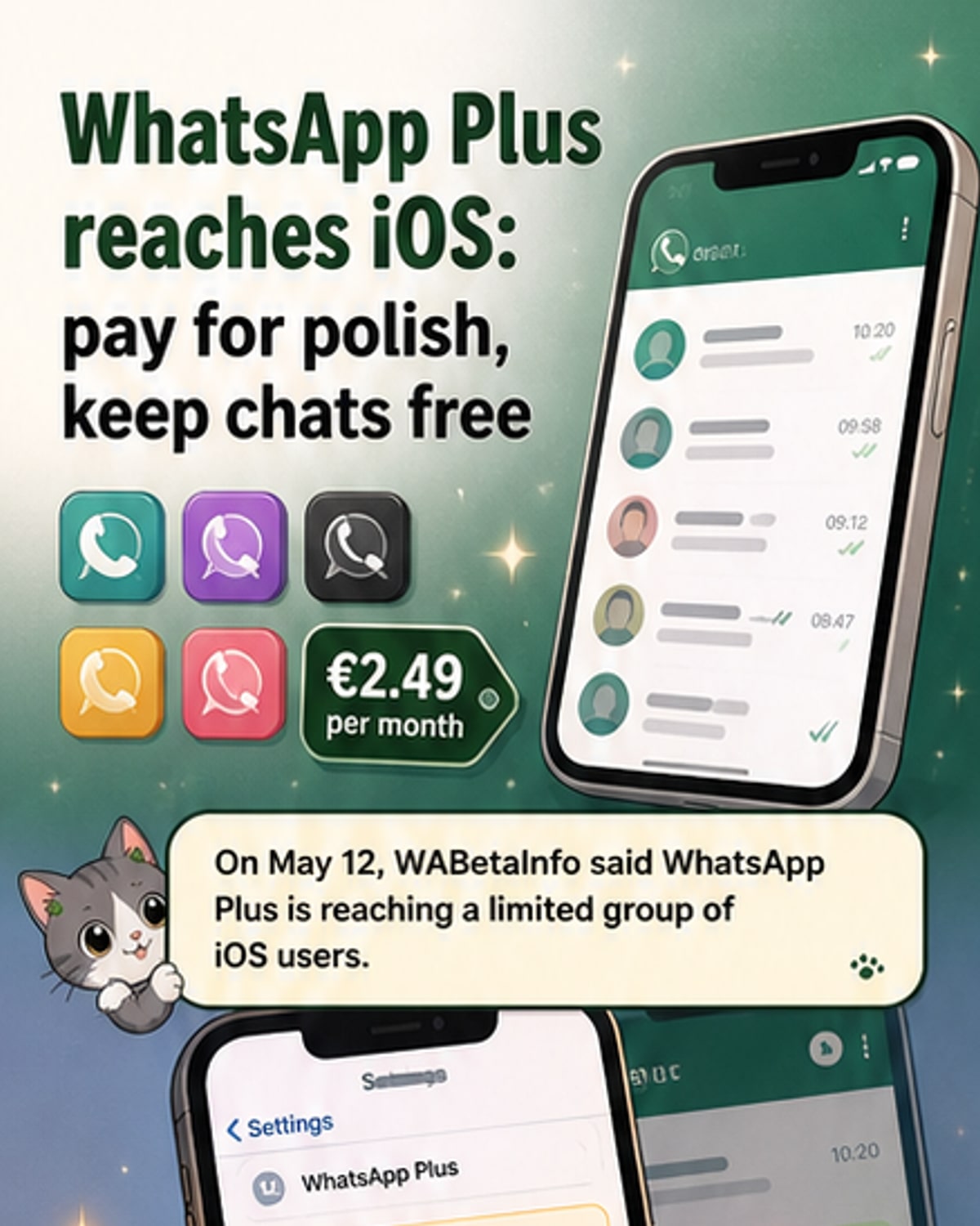 WhatsApp Plus Hits iOS with New Looks