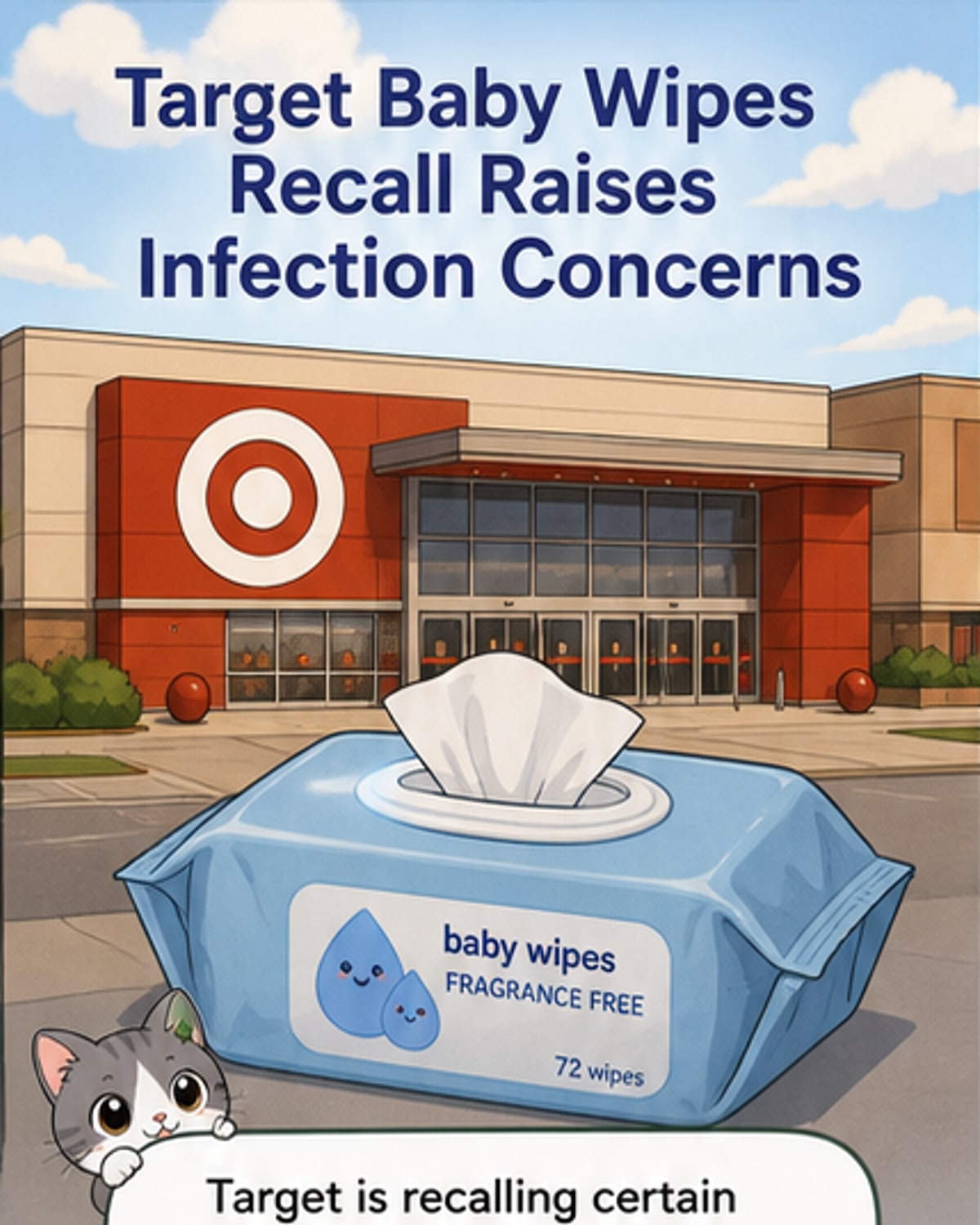 Target recalls baby wipes over bacteria risk
