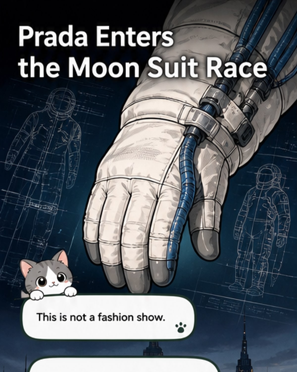 Prada Helps Design Spacesuits for Moon Mission