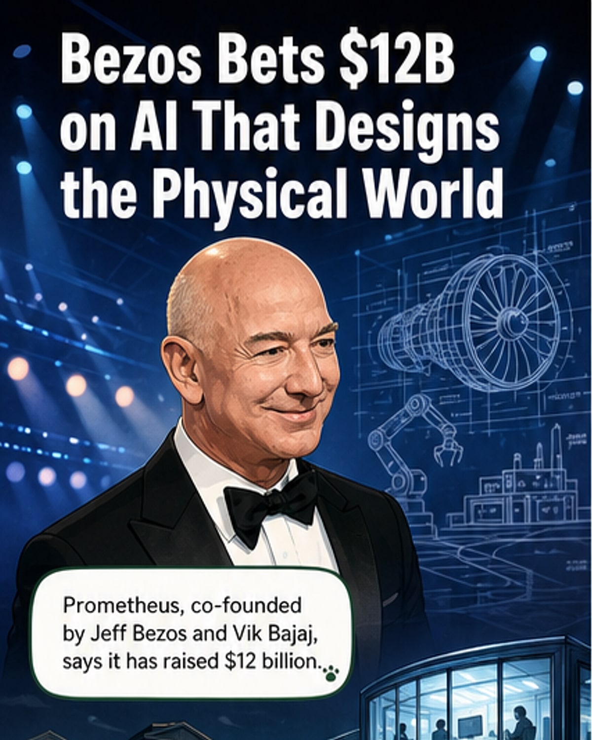 Bezos’ AI startup raises $12B