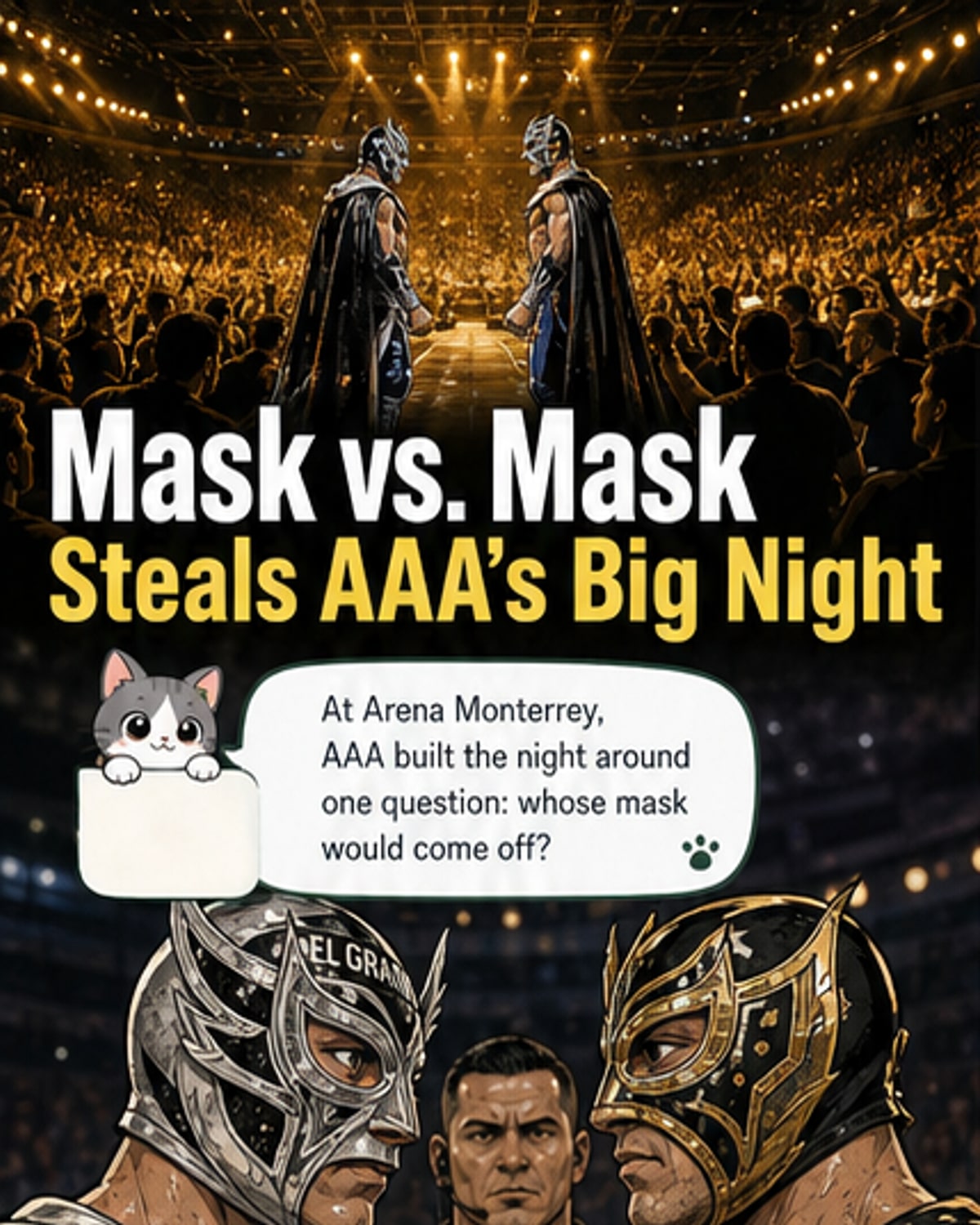 Mask vs. Mask: Americano Triumphs