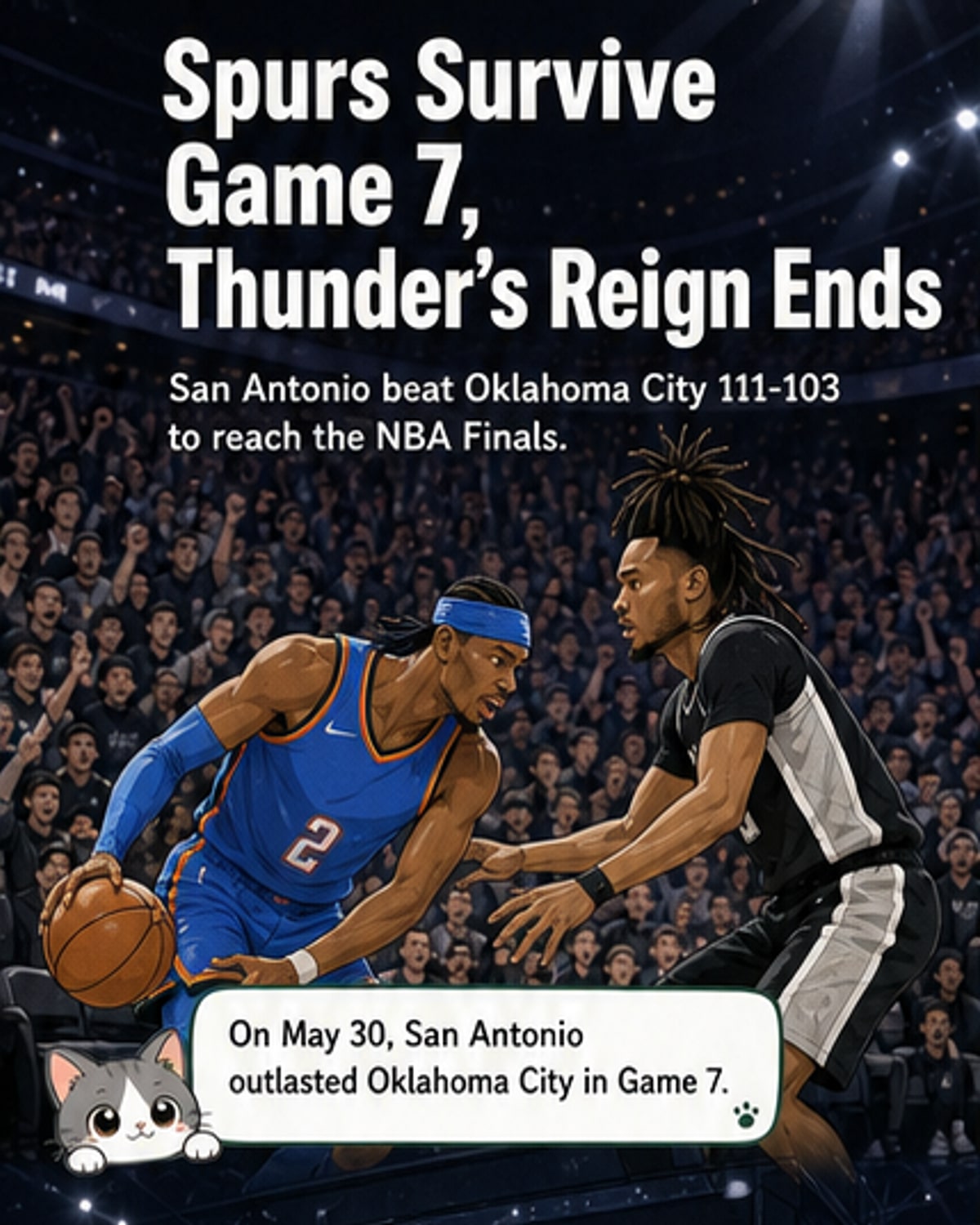 Spurs End Thunder's Reign in Game 7