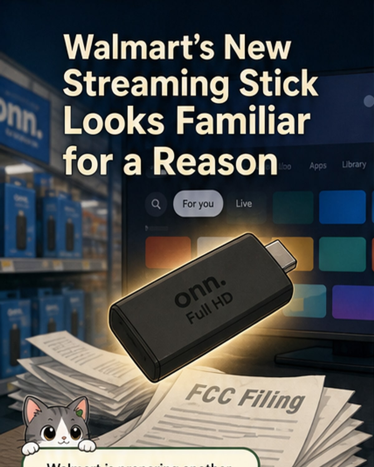 Walmart’s new streaming stick is nearly identical to the old one