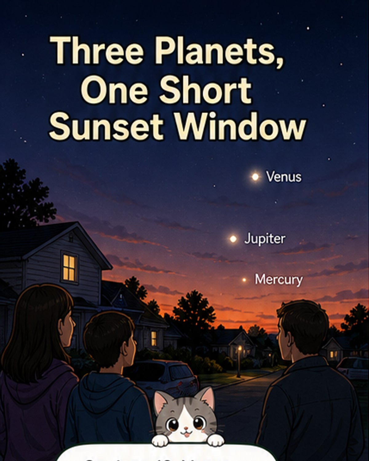 Look Up: 3 Planets in One Night
