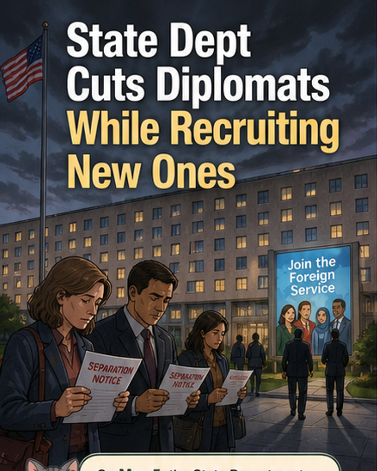 State Dept Lays Off Nearly 250 Diplomats