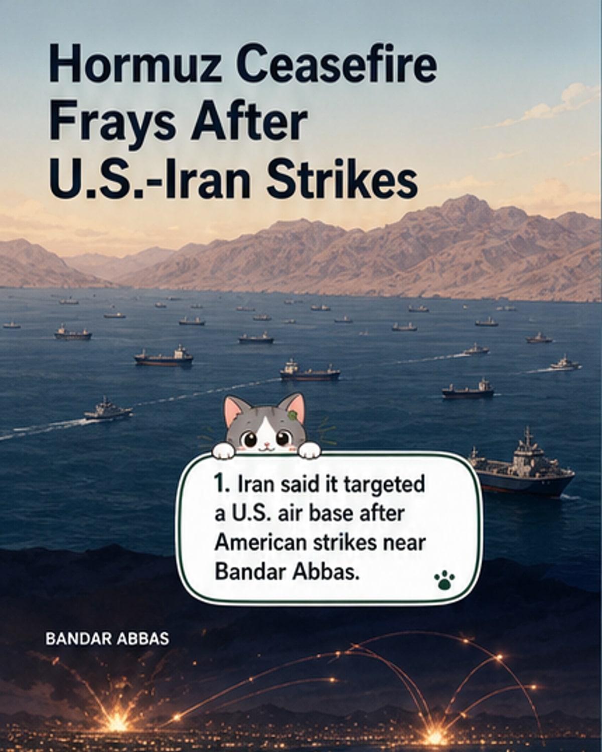 U.S., Iran trade strikes amid fragile ceasefire