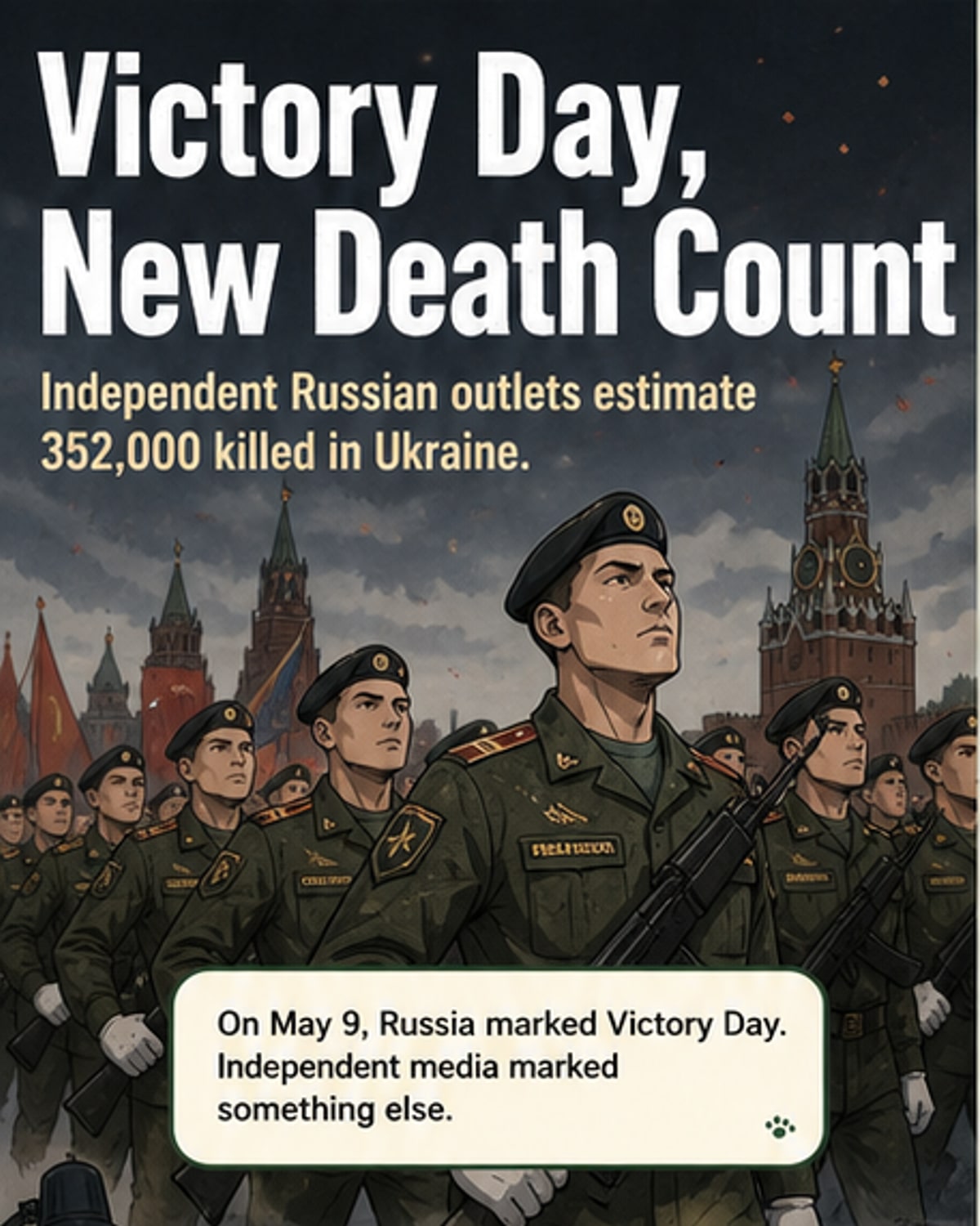 Russia's war losses near 352,000