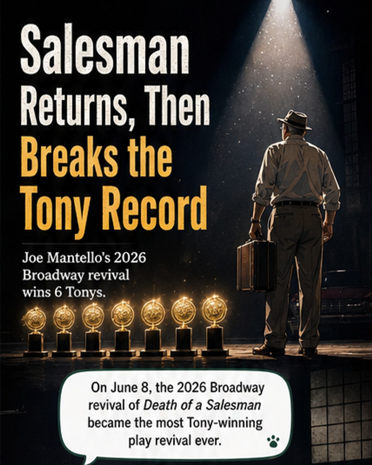 ‘Death of a Salesman’ makes Tony history