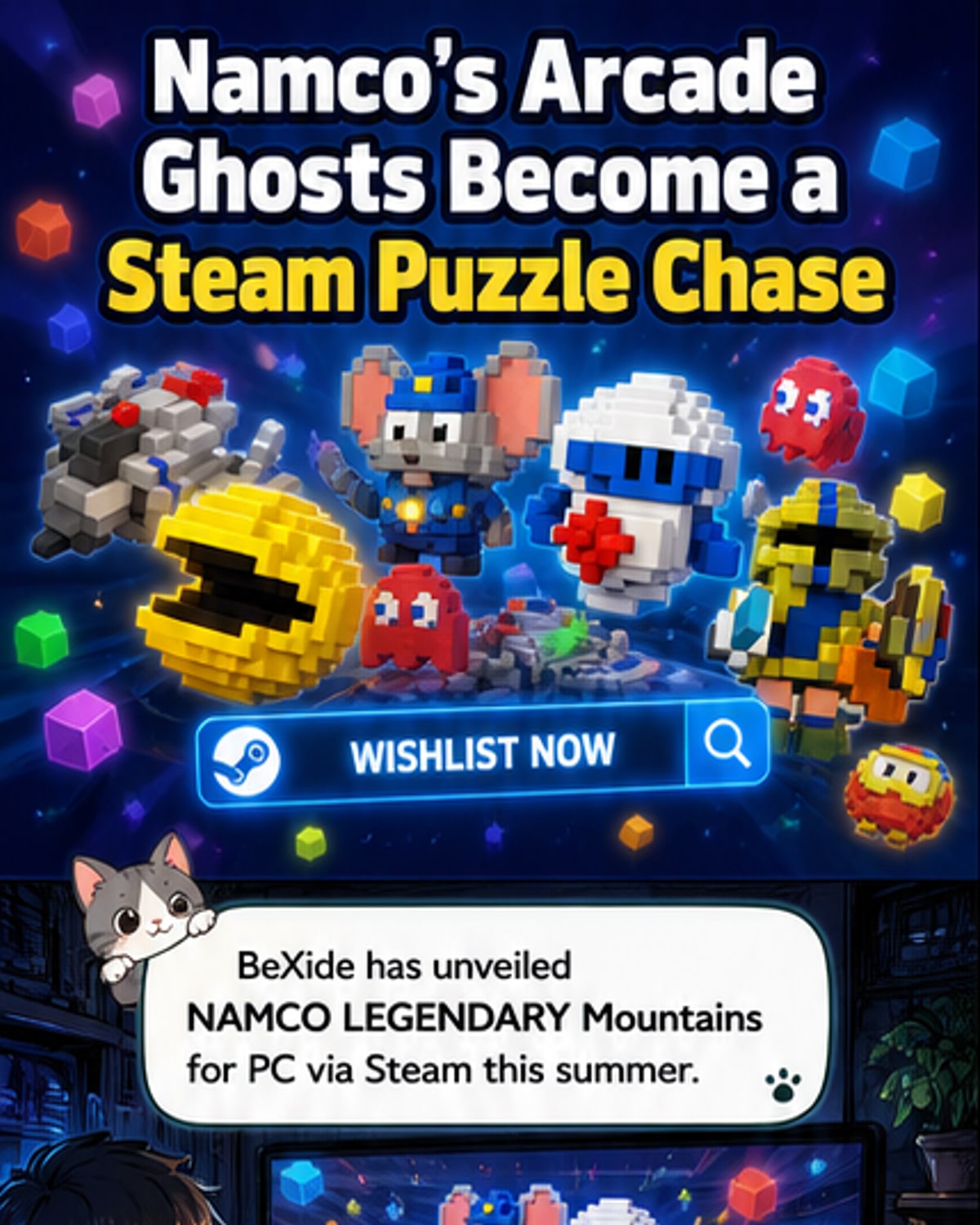 Namco’s Icons Get a Voxel Makeover