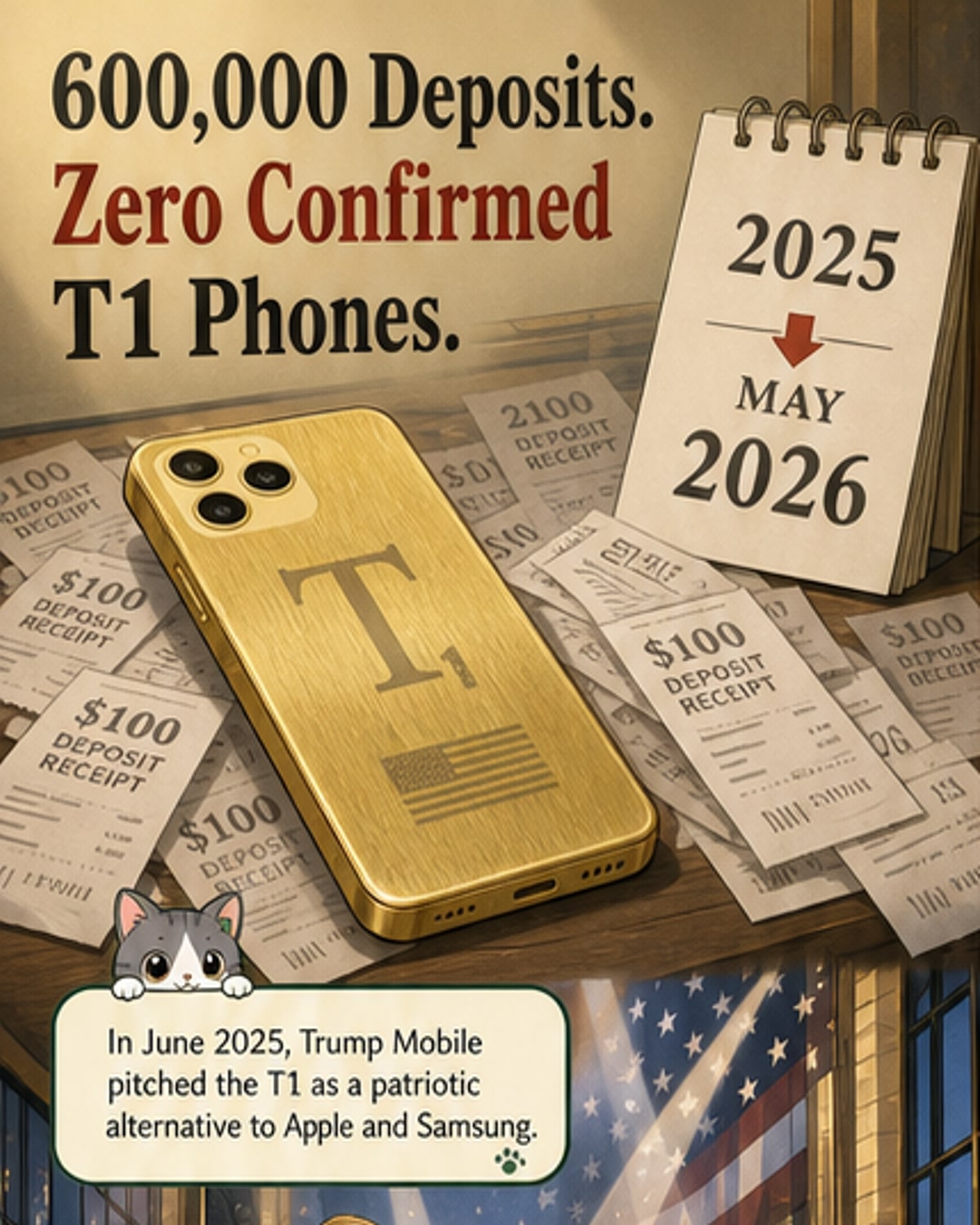 Trump’s $499 Phone Still Missing
