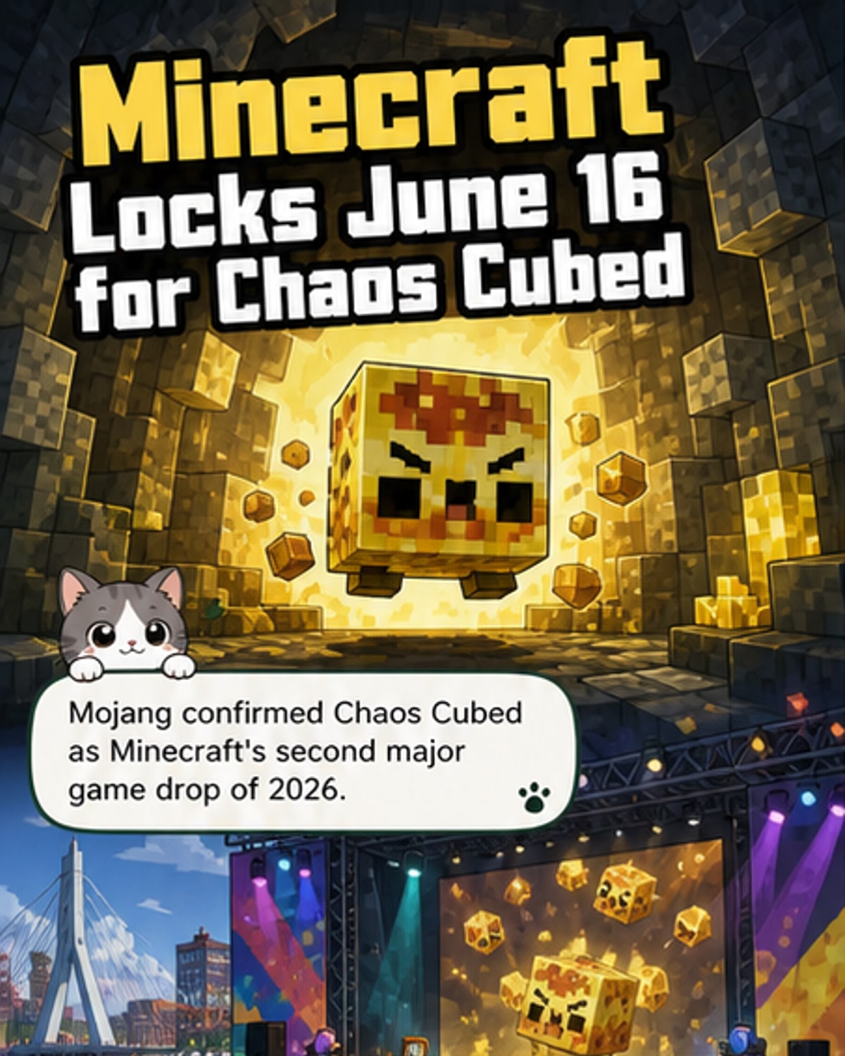 Minecraft's wildest update lands June 16