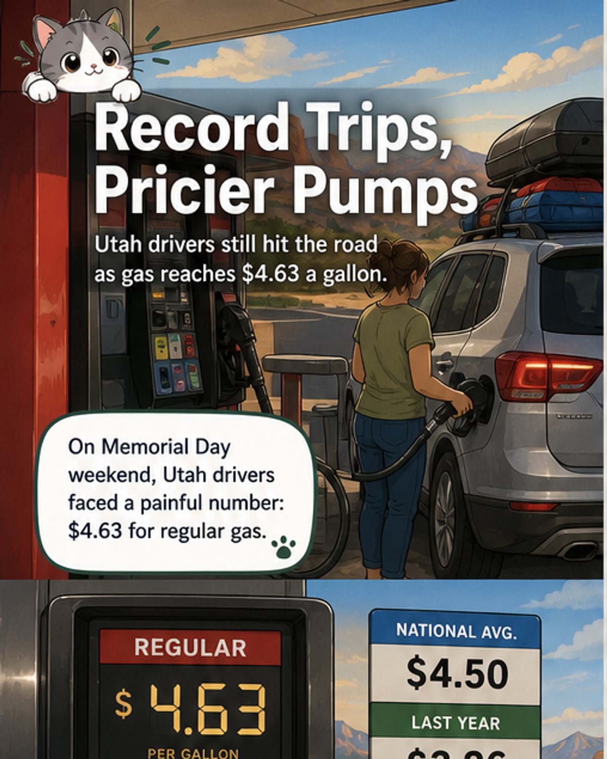 Record Travel Despite Costly Gas
