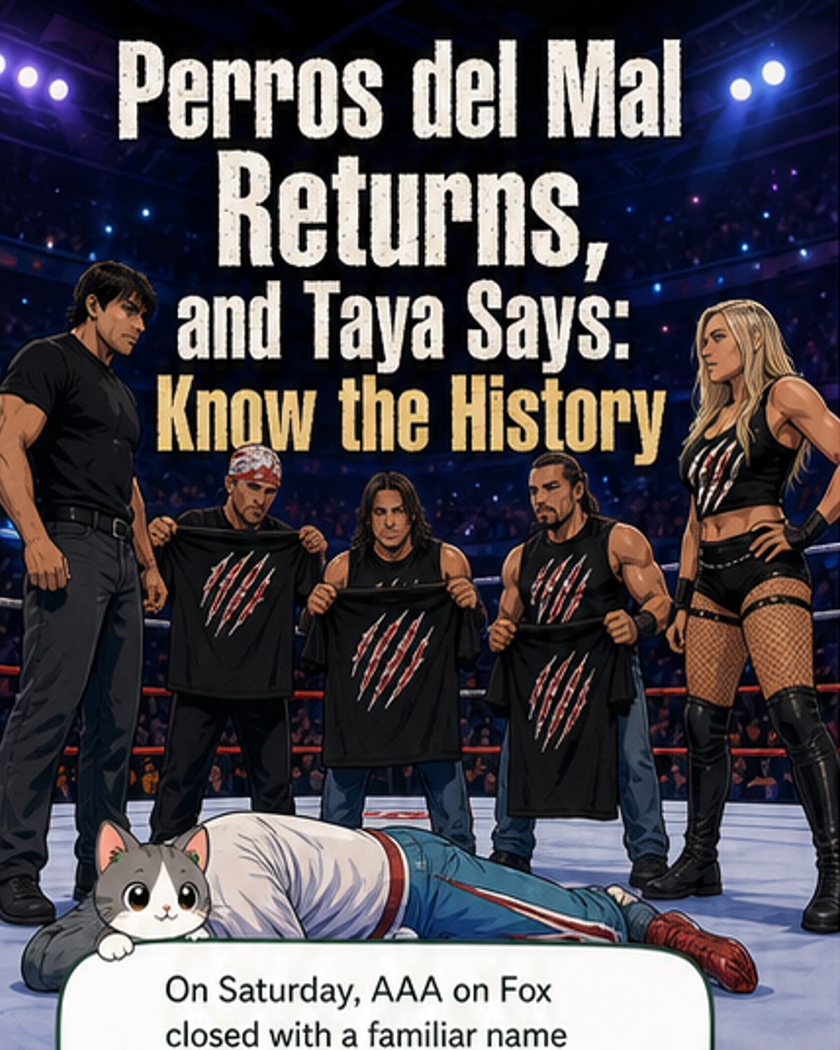 Taya Valkyrie on Perros del Mal’s Return