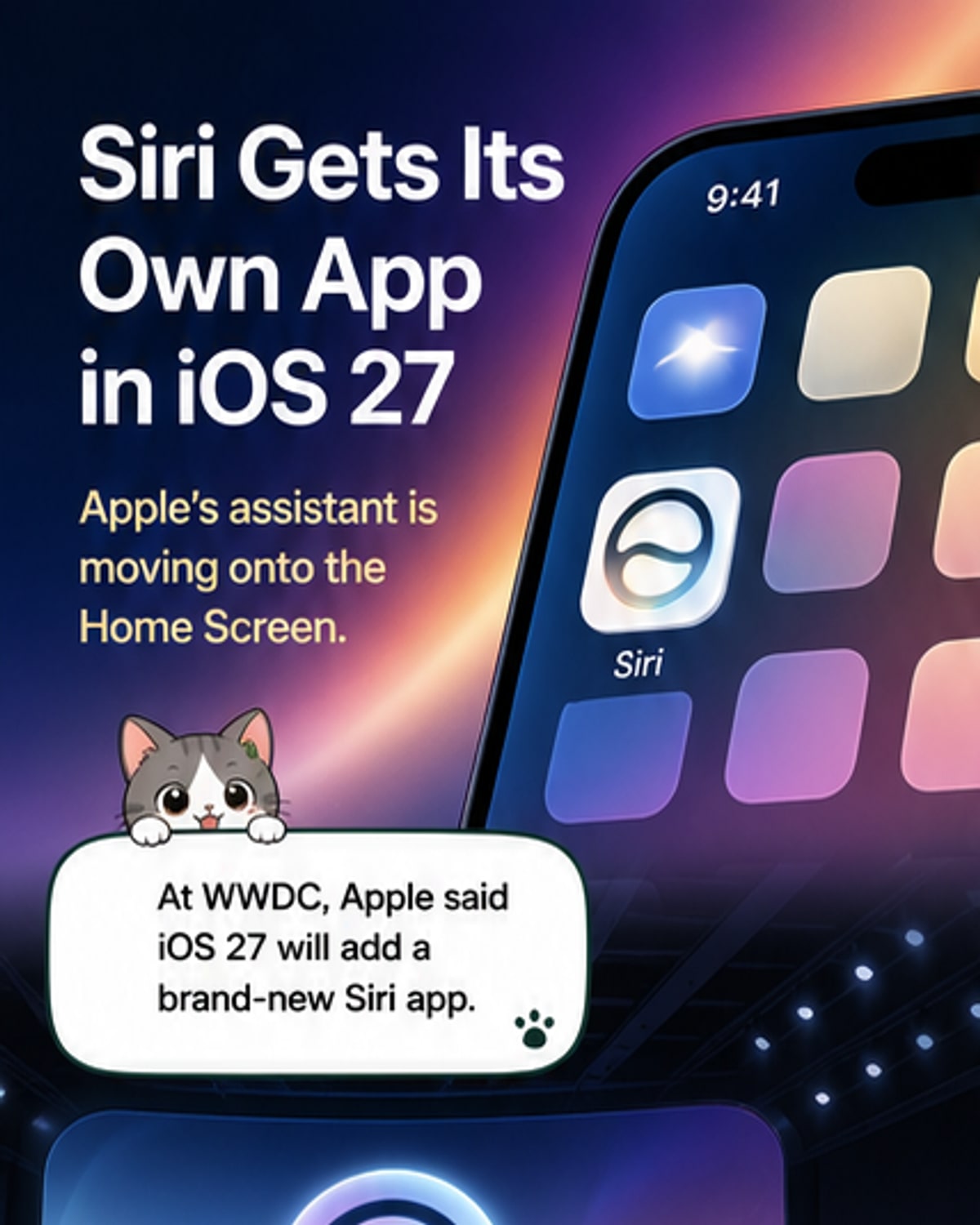 iOS 27 Adds Siri App