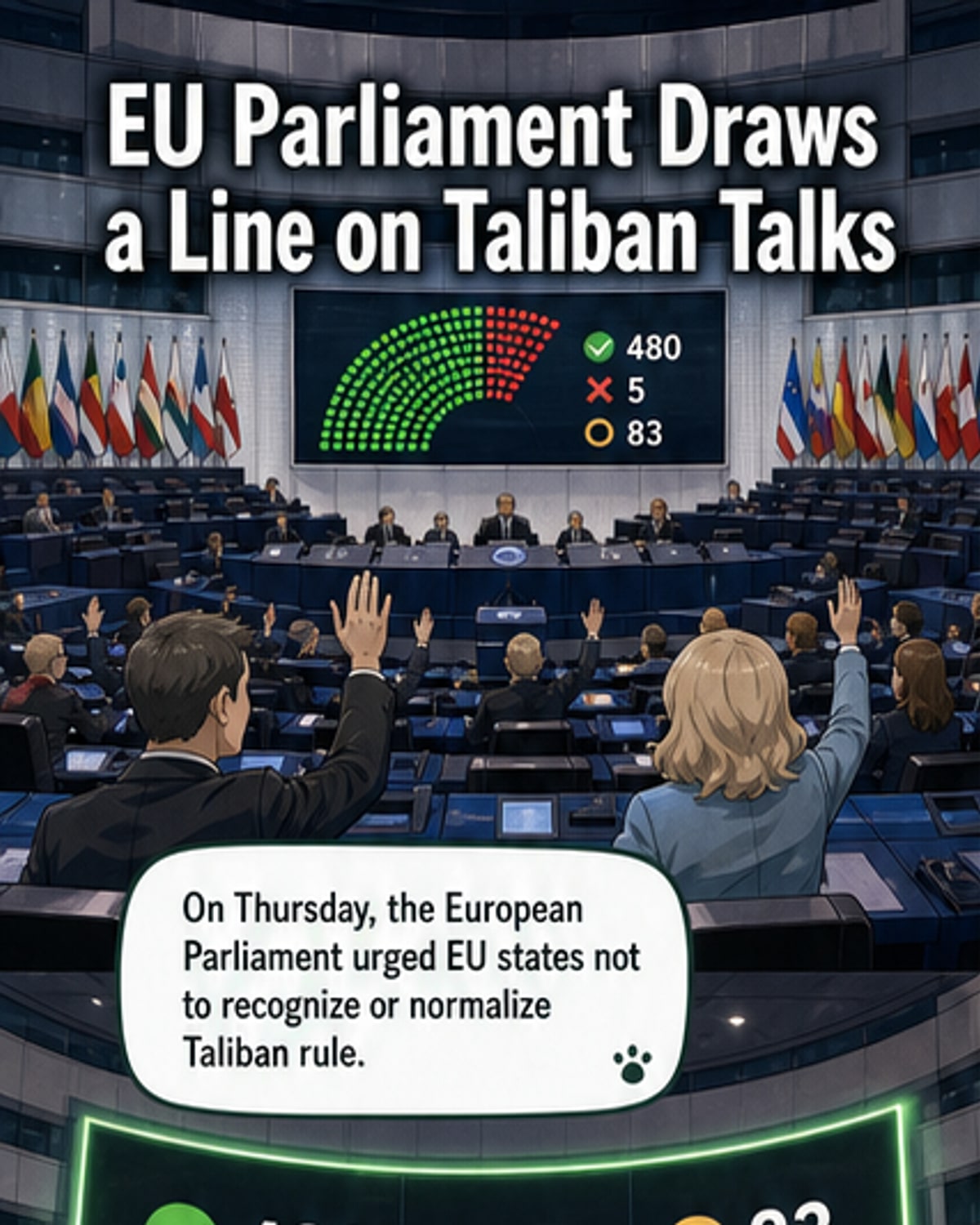 EU Parliament slams Taliban rights abuses