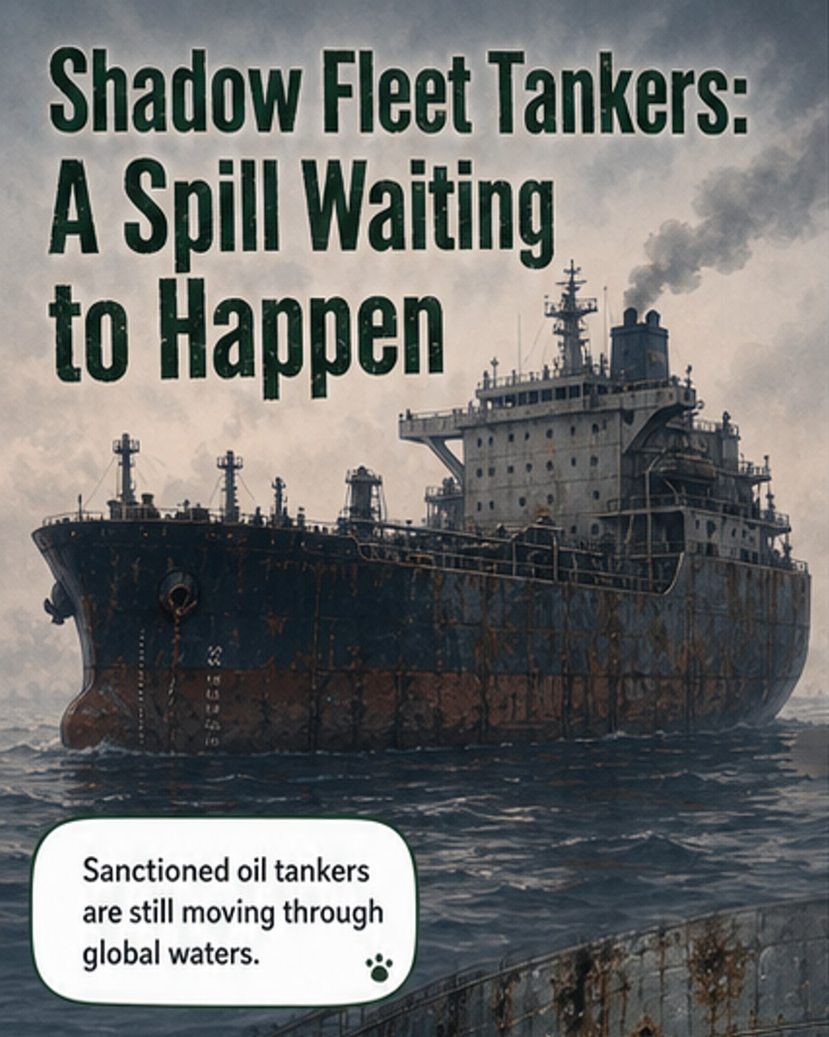 Shadow oil fleet risks major spill