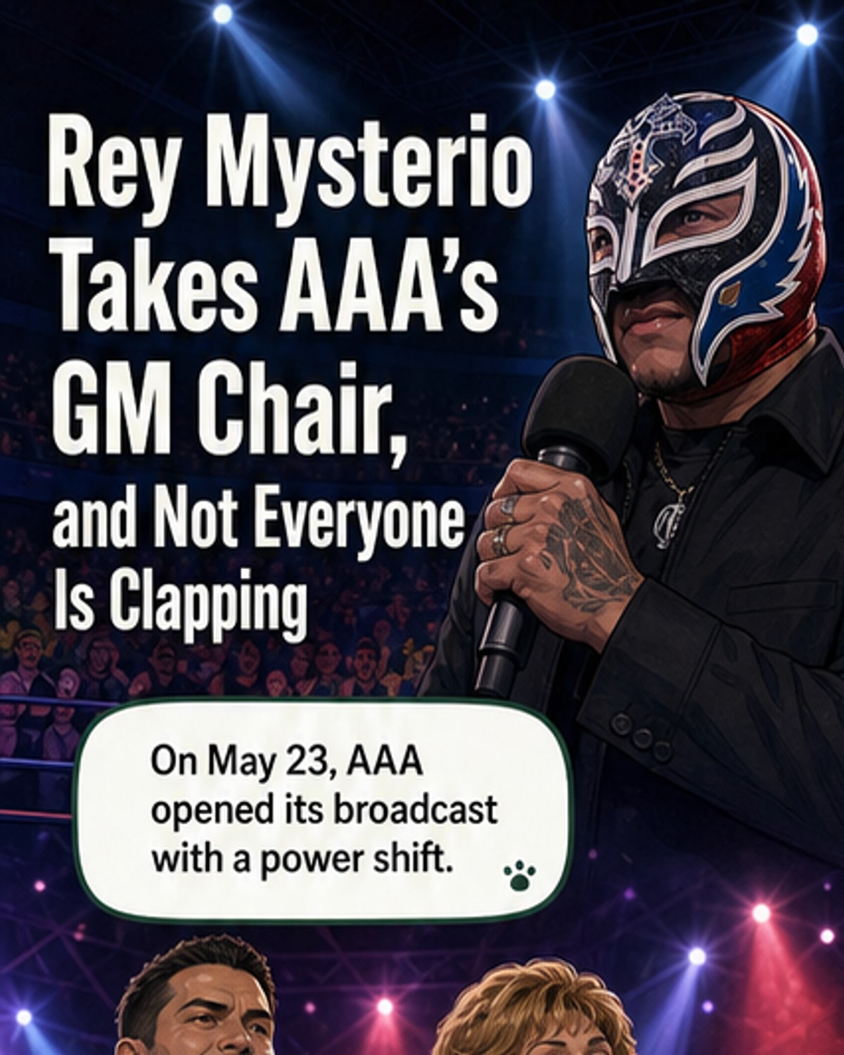 Rey Mysterio Steps Into AAA Leadership