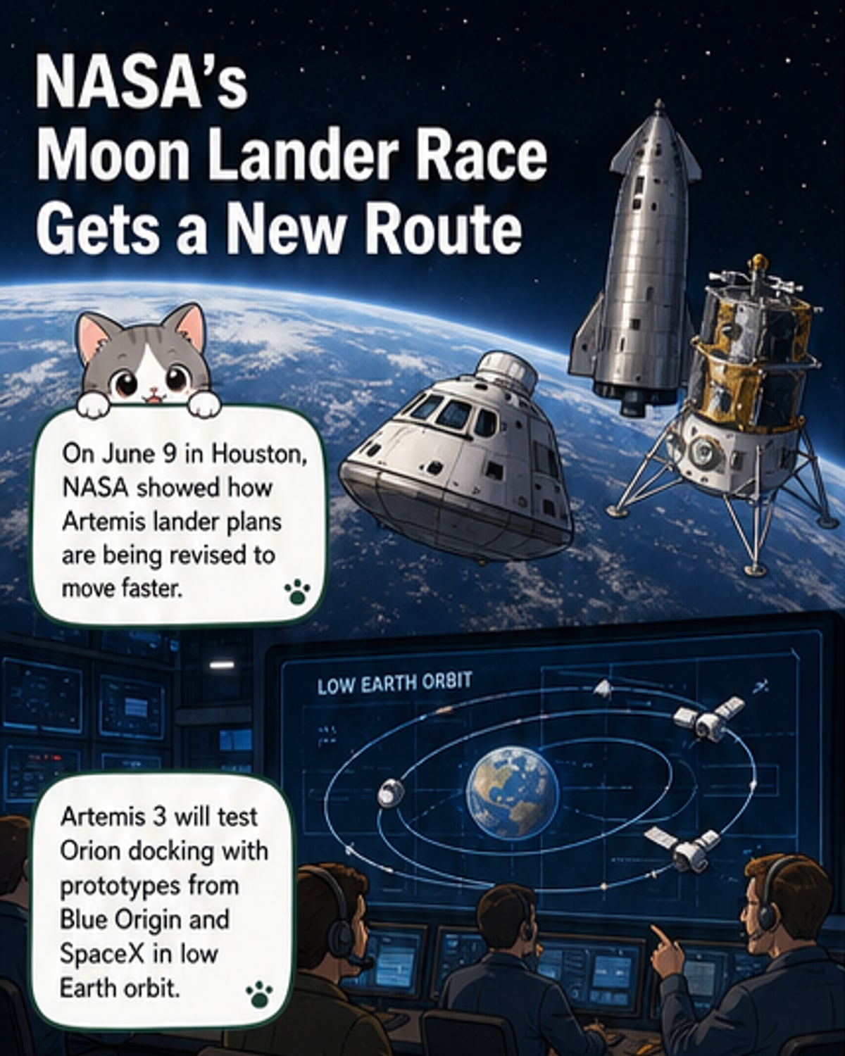 NASA's New Moon Landing Strategy