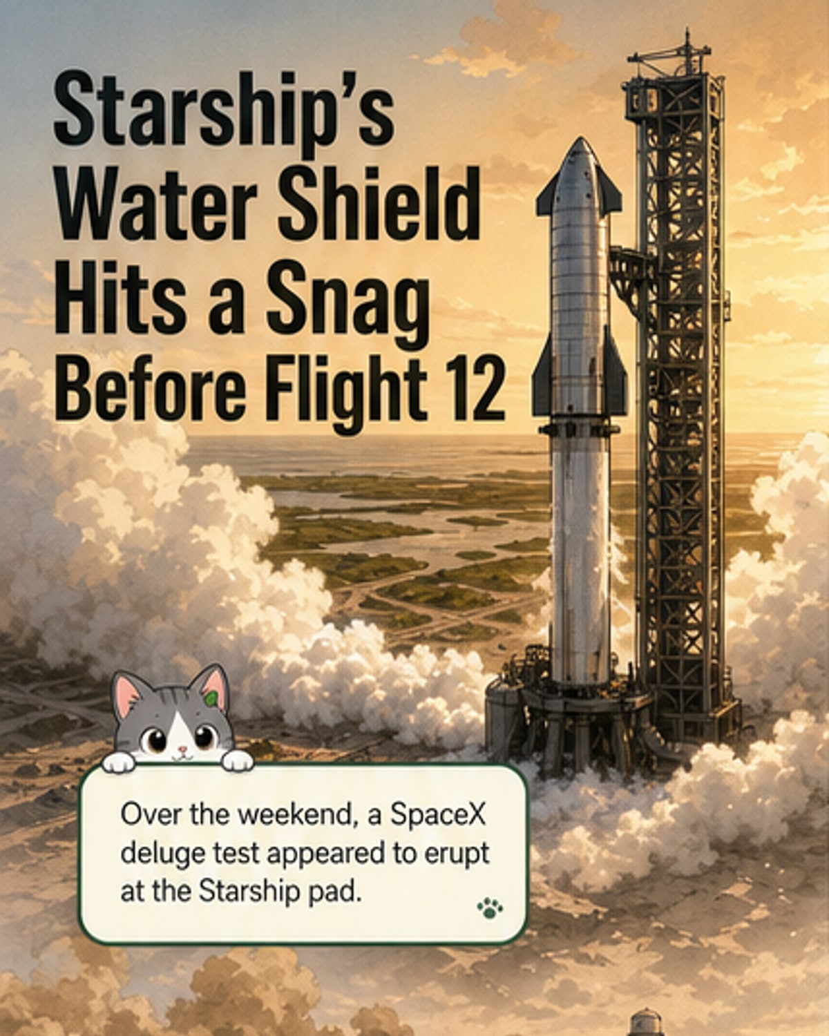 Explosion During Starship Launch Prep