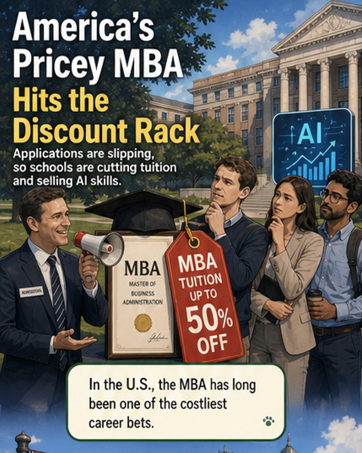 MBA programs in crisis as AI reshapes job market